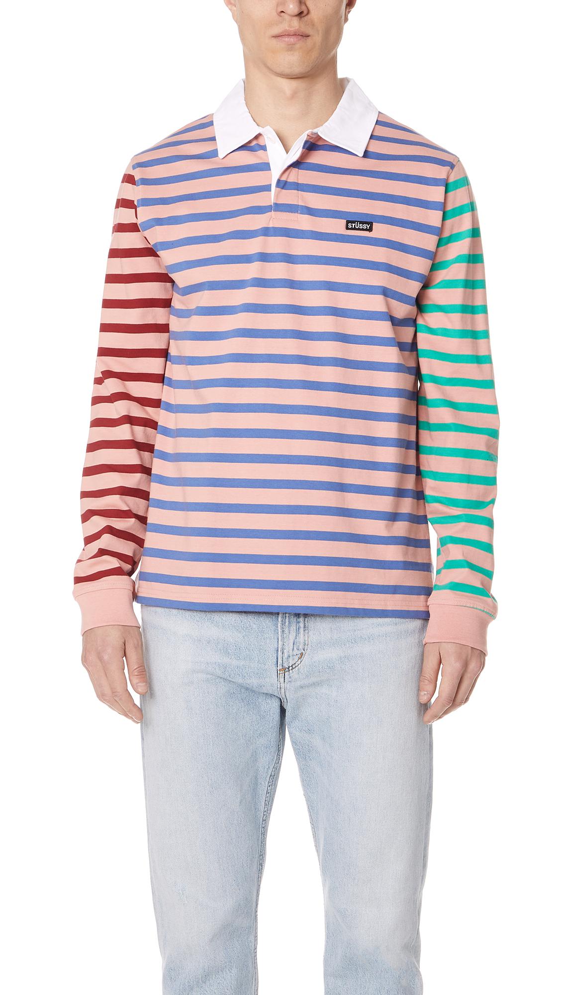 stussy long sleeve polo