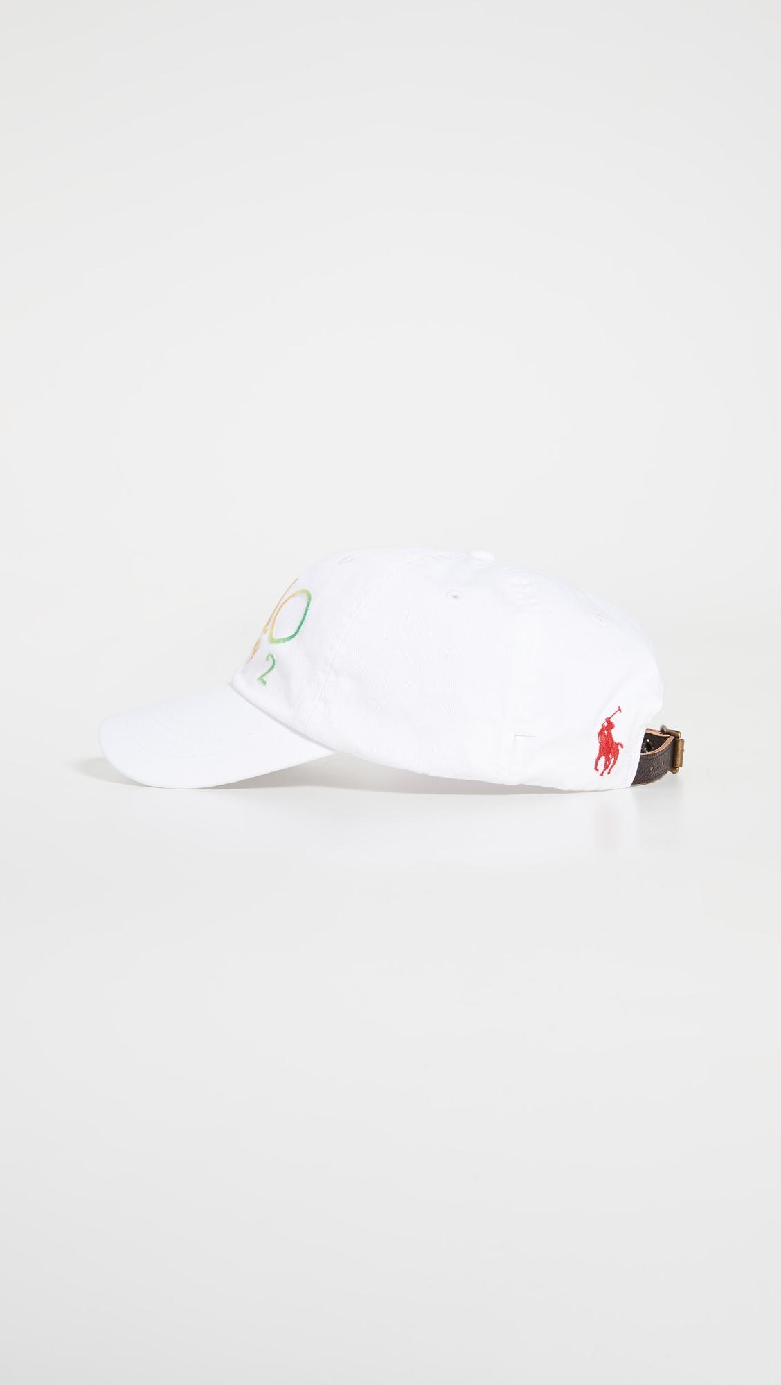 Polo Ralph Lauren Cotton Classic Sport Cap in White for Men Lyst