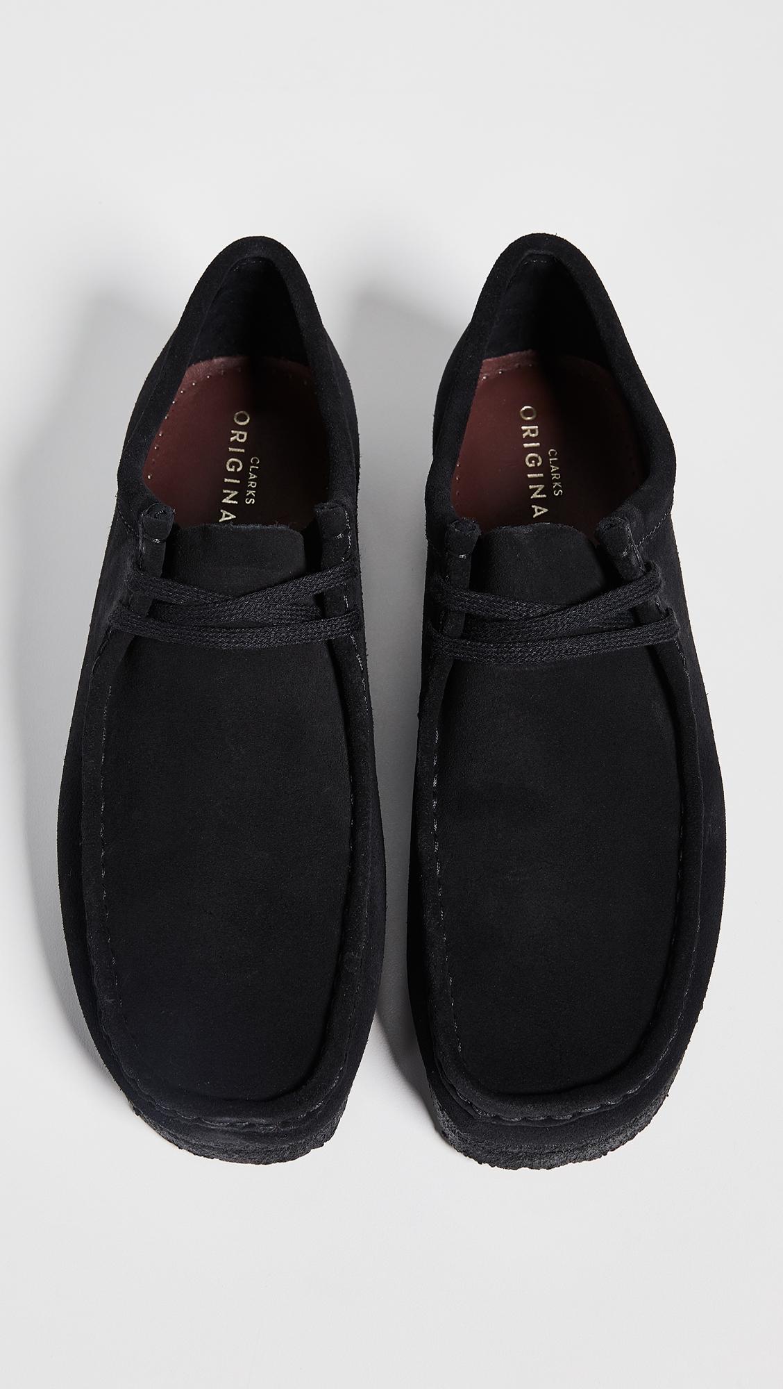 black suede wallabees mens