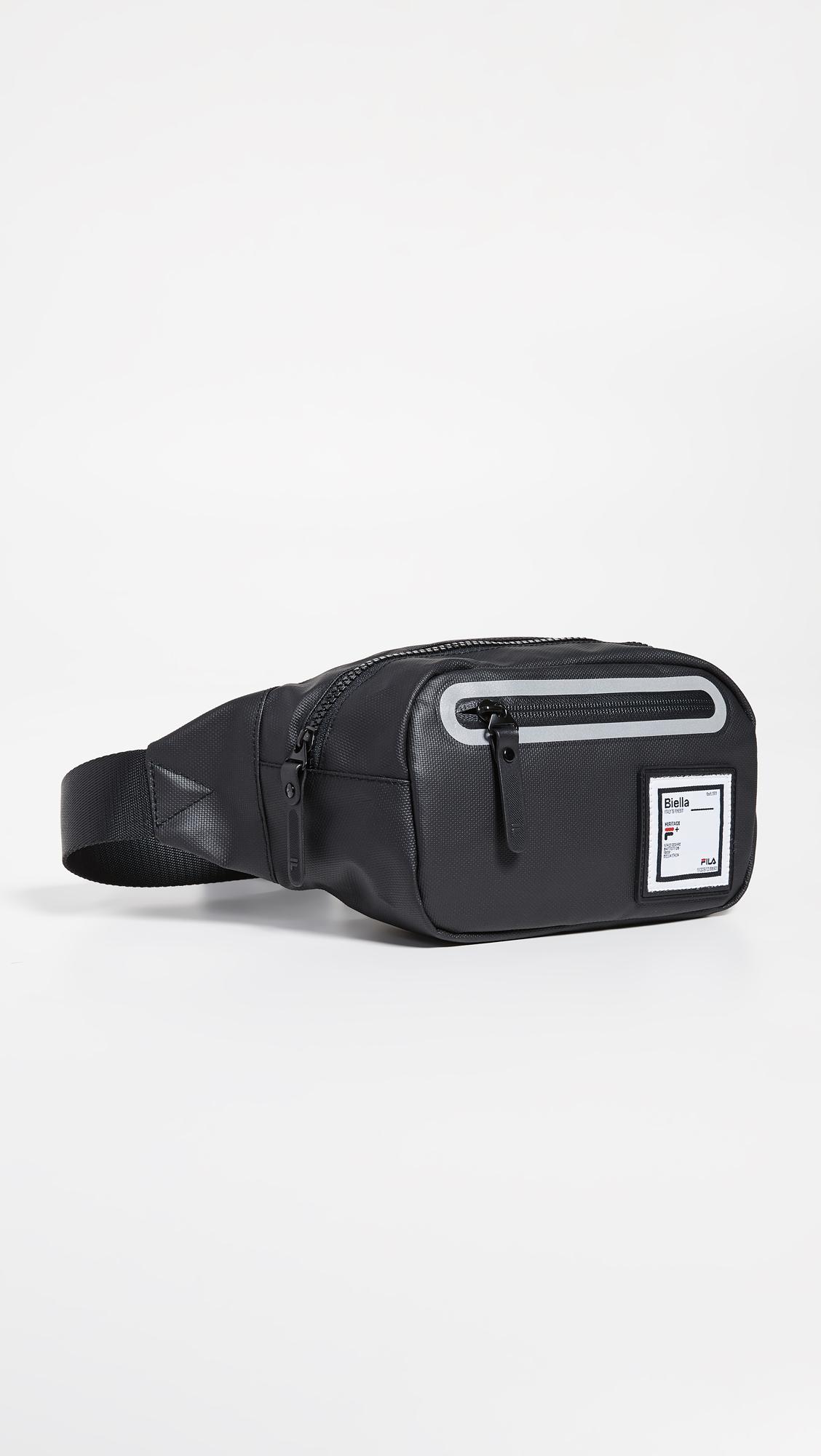 fila fanny pack black