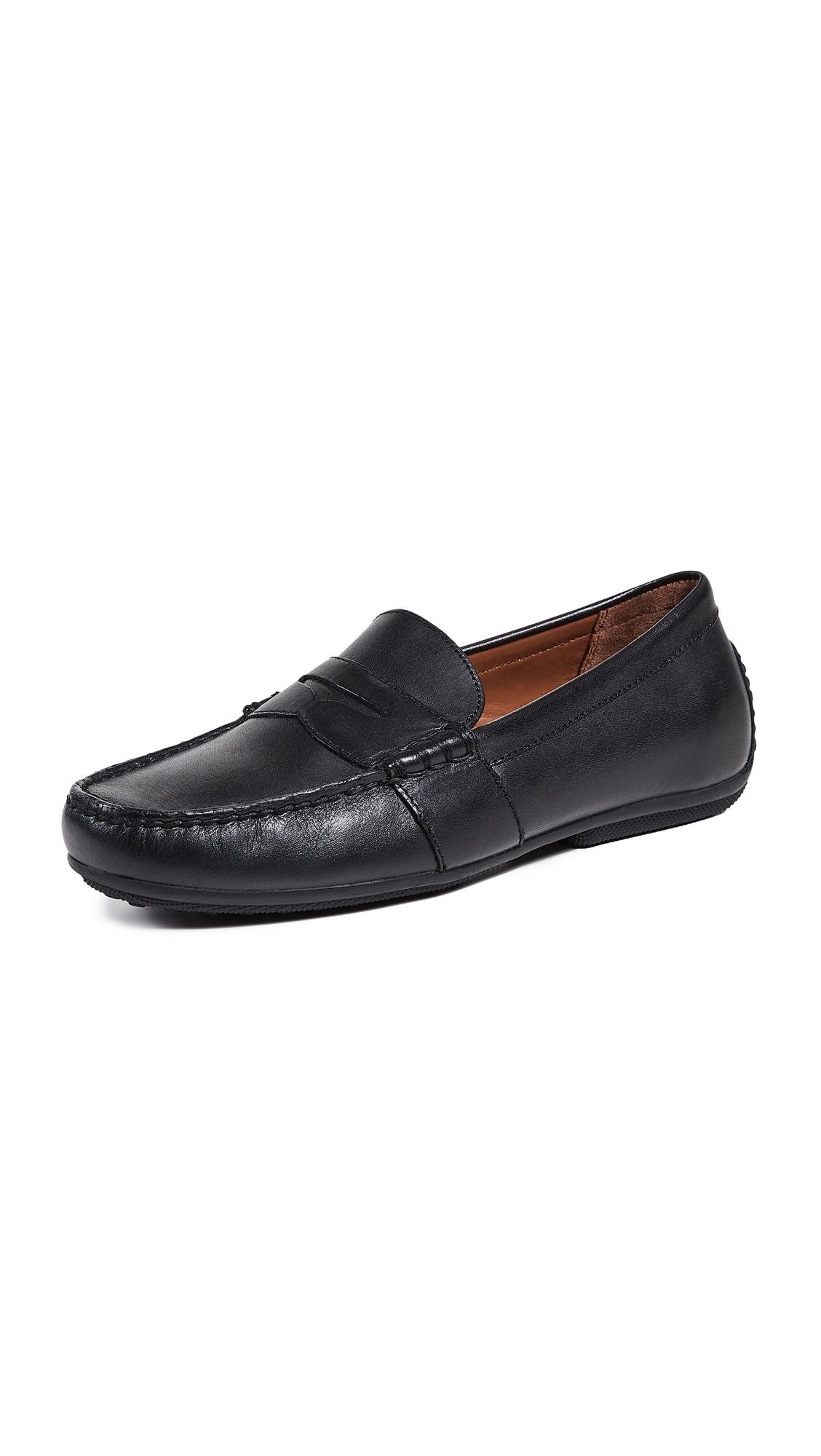 Polo Ralph Lauren Leather Reynold Loafers in Black for Men - Lyst