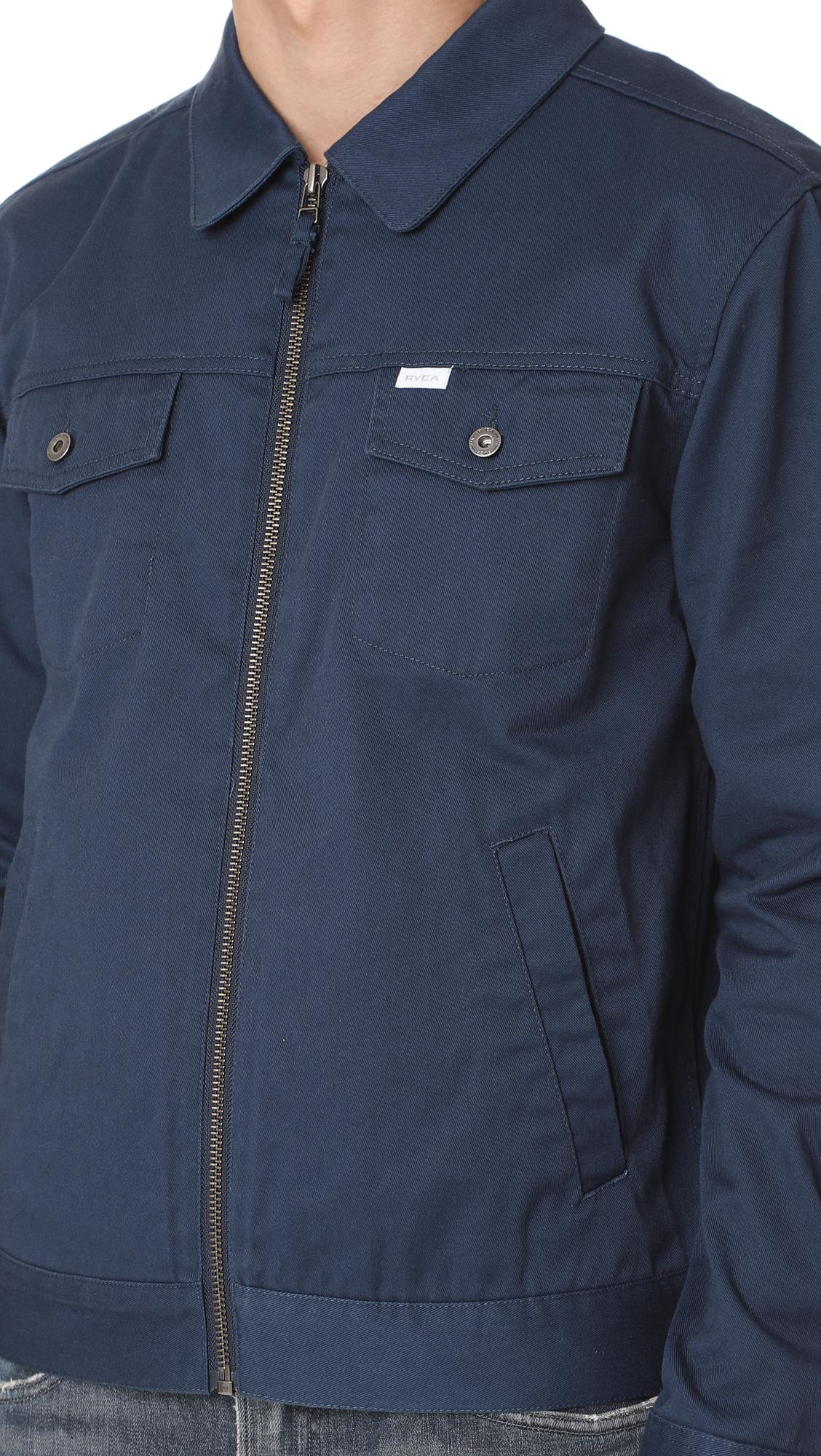 rvca spanky trucker jacket