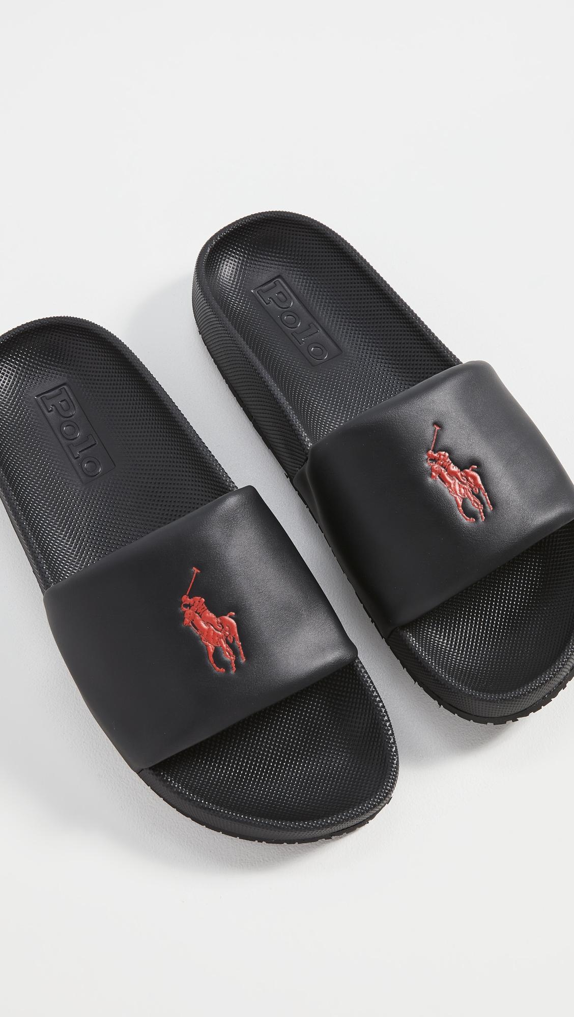 polo ralph lauren cayson casual men's sliders