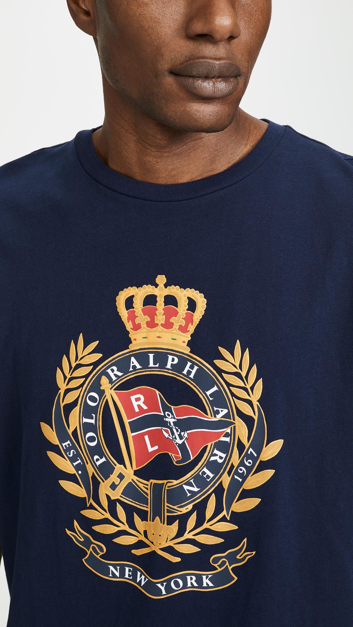 ralph lauren crest t shirt
