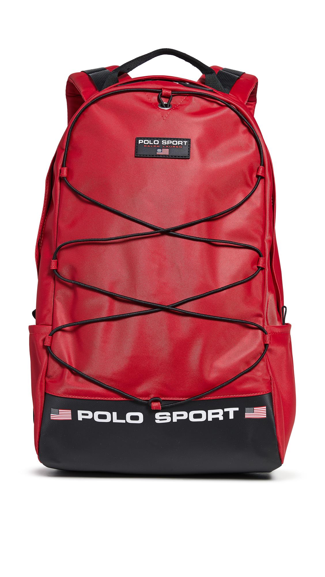 ralph lauren red backpack