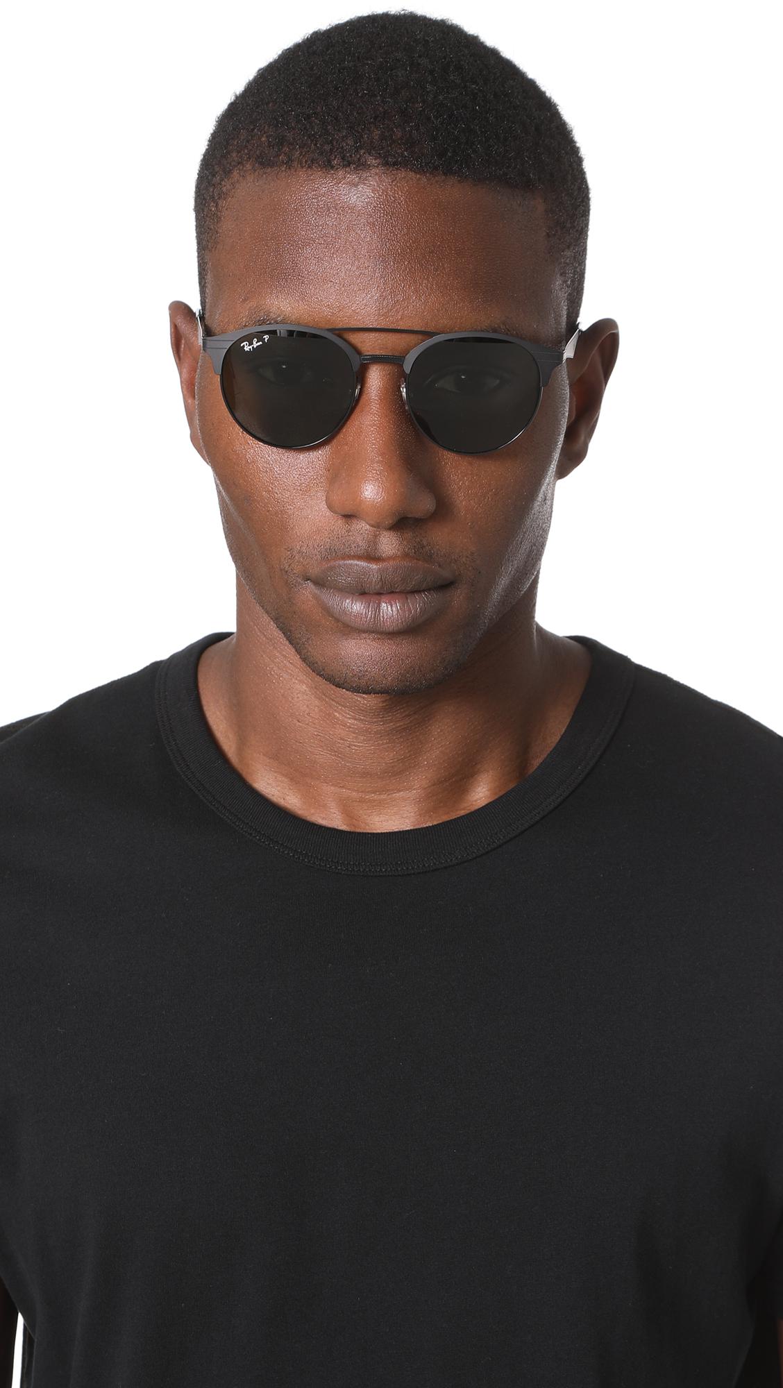 ray ban double bridge polarized