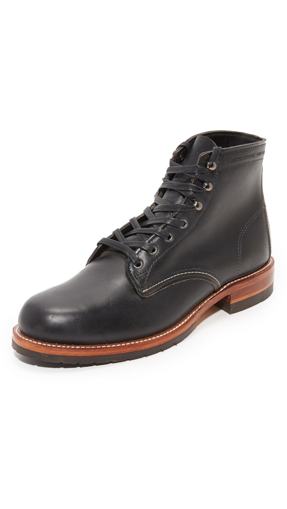 Wolverine Leather Evans Boots in Black for Men Lyst