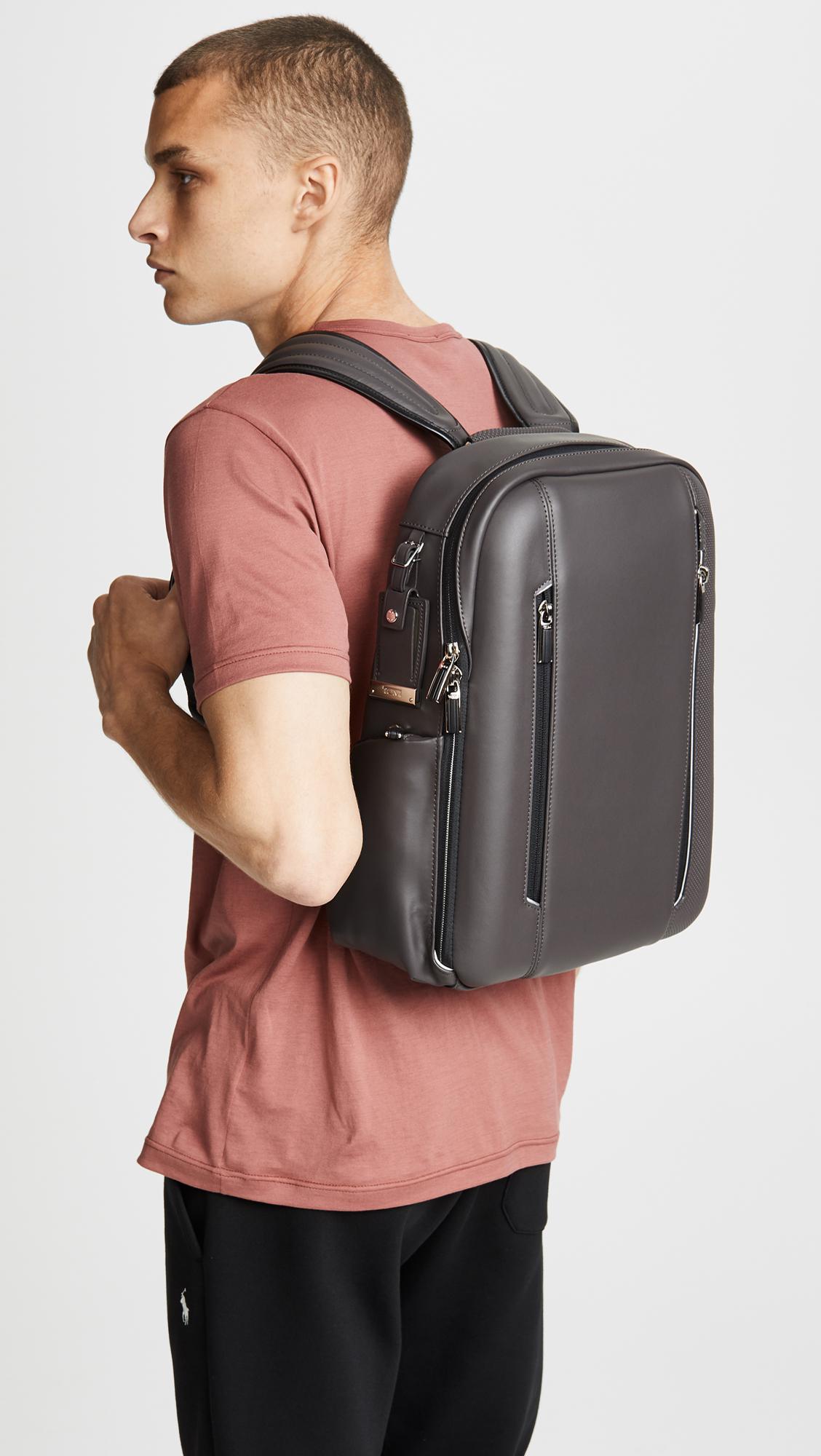 tumi arrive logan backpack