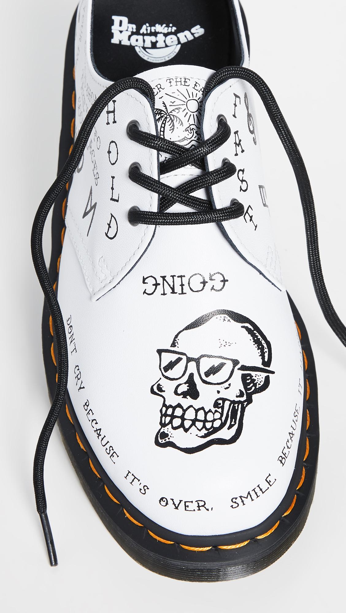 dr martens 1461 scribble