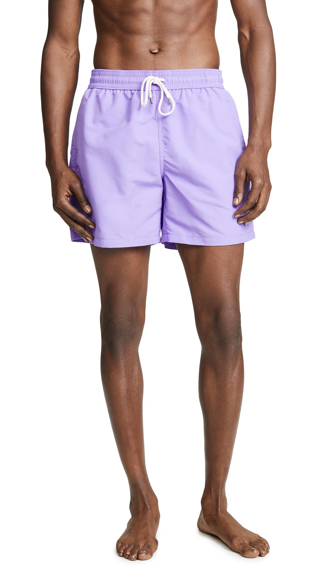 lavender swimming trunks