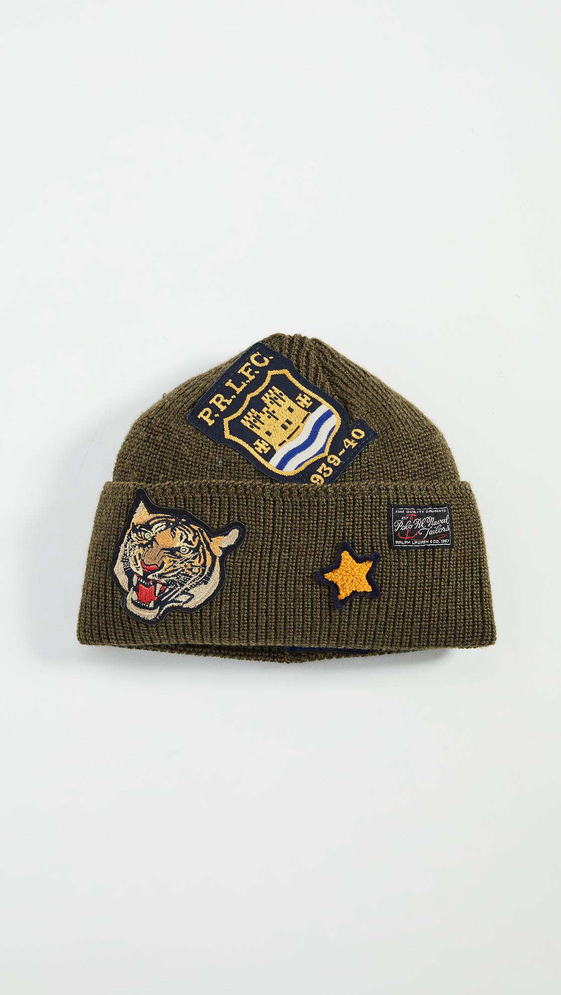 olive green polo hat