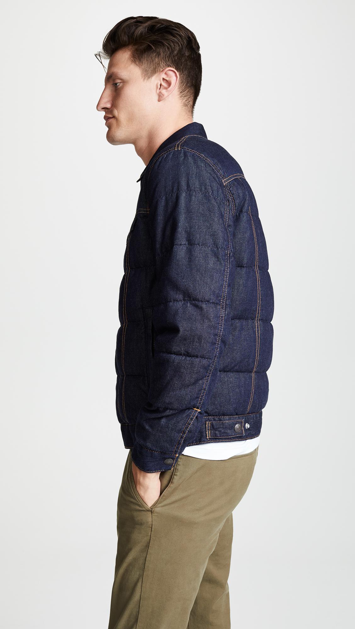 levis denim puffer jacket