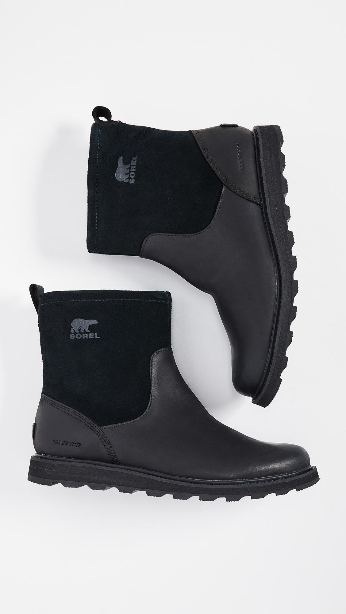 sorel madson zip boots