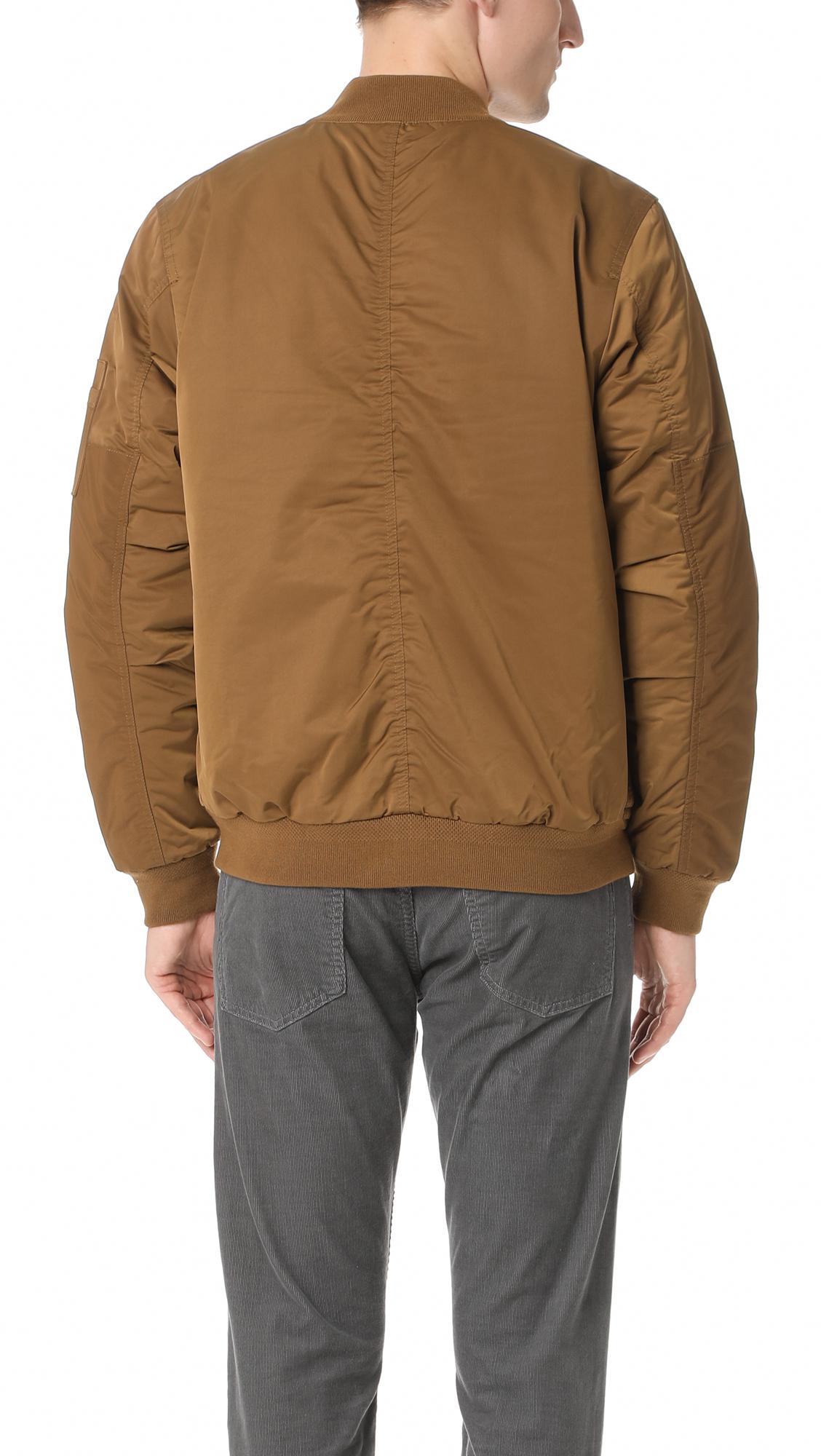 lacoste quilted bomber jacket