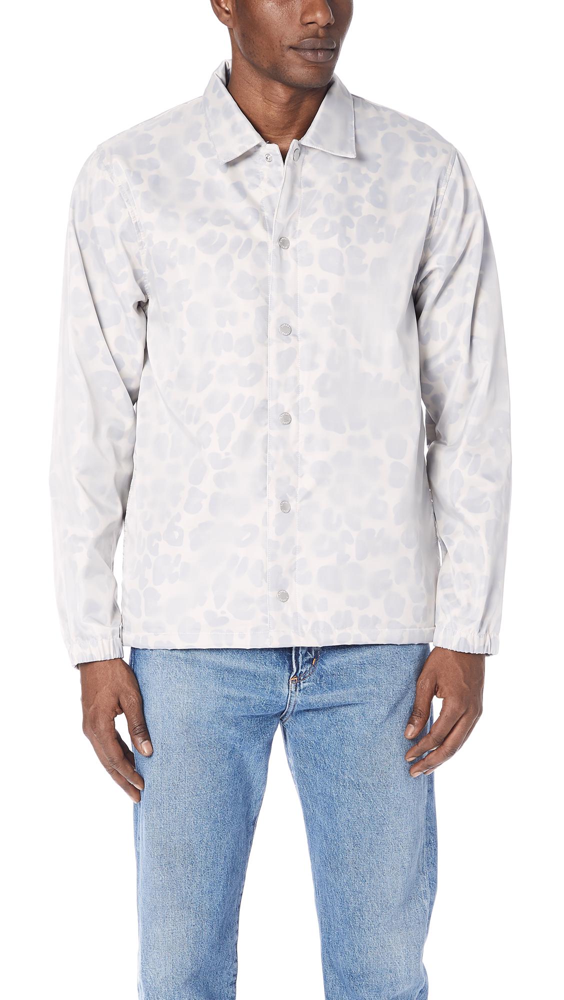 Download Stussy Synthetic Translucent Coach Jacket in Leopard ...
