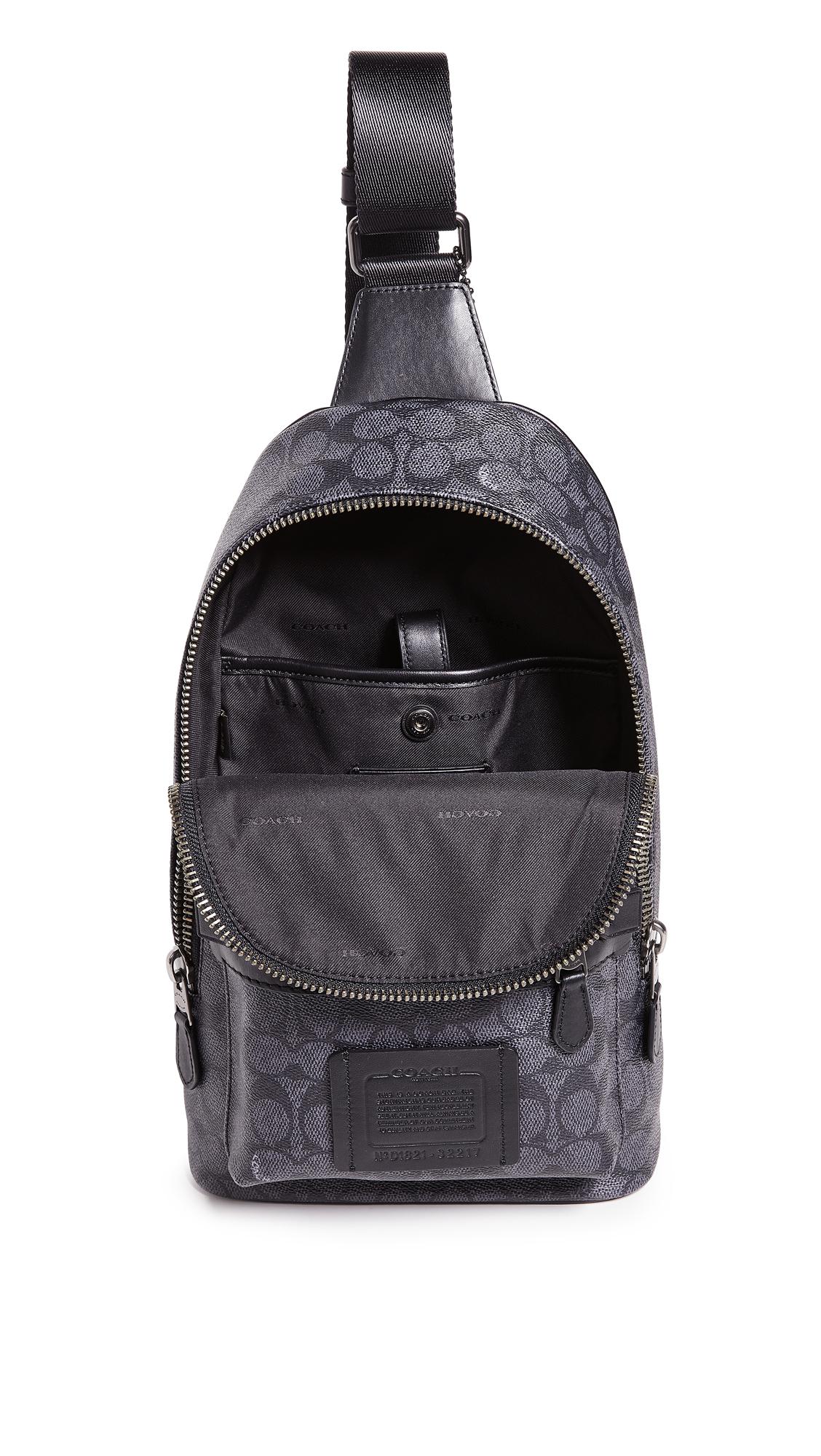 coach academy sling bag