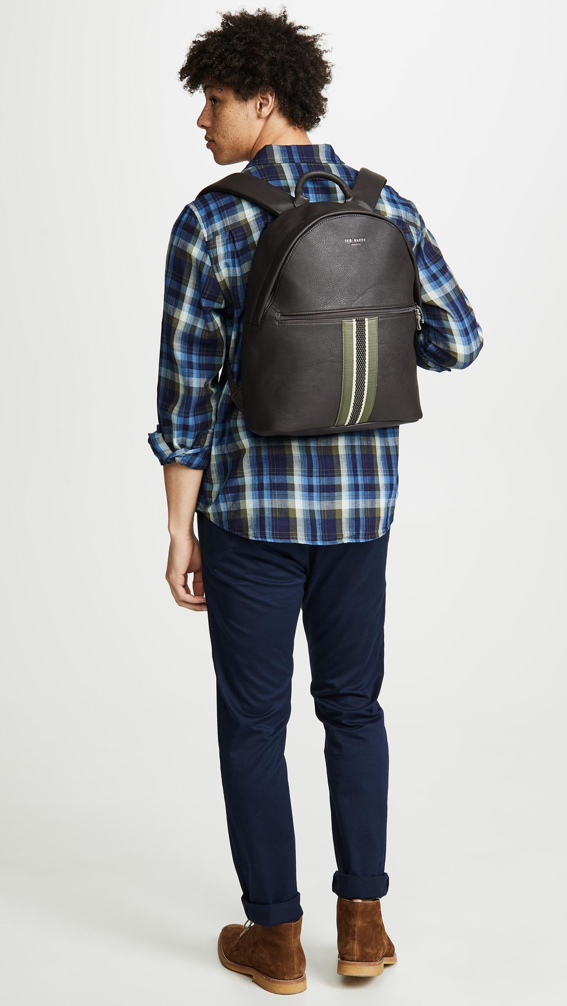 ted baker standin webbing backpack