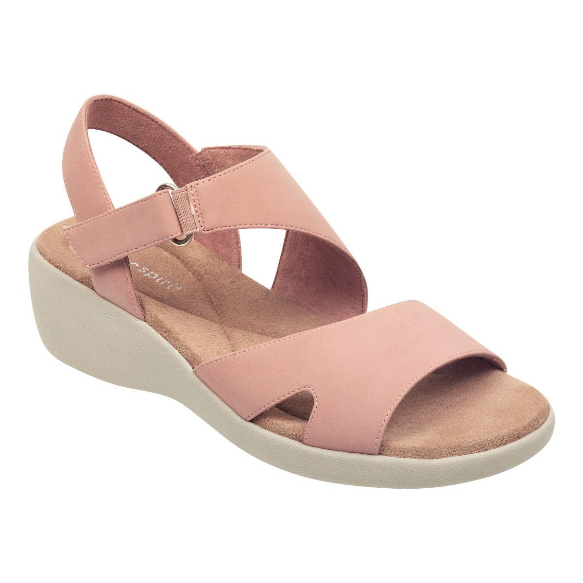 Easy Spirit Kiwi Wedge Sandals in Black Lyst