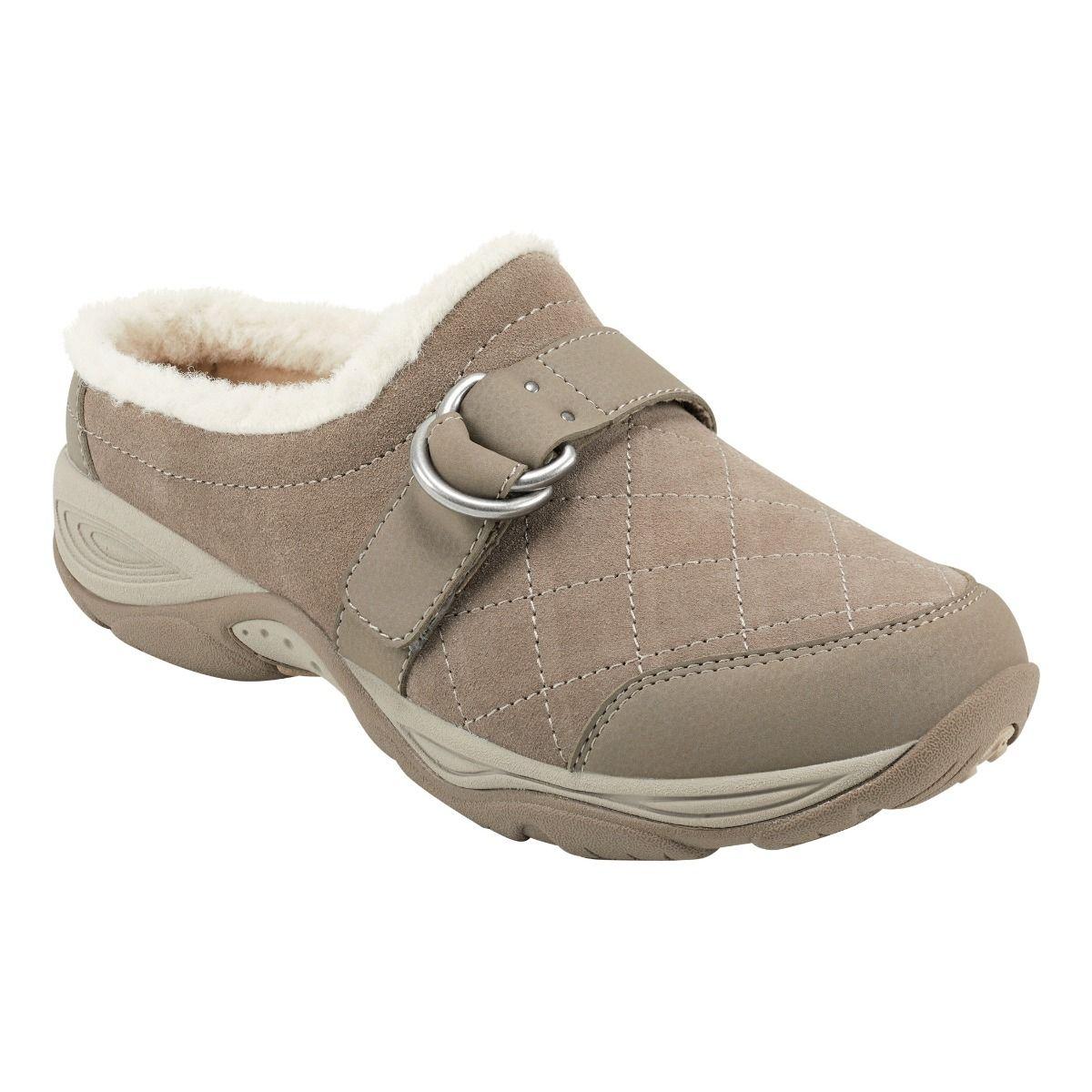 Easy Spirit Rubber Erslea Clogs in Black Suede (Black) Lyst