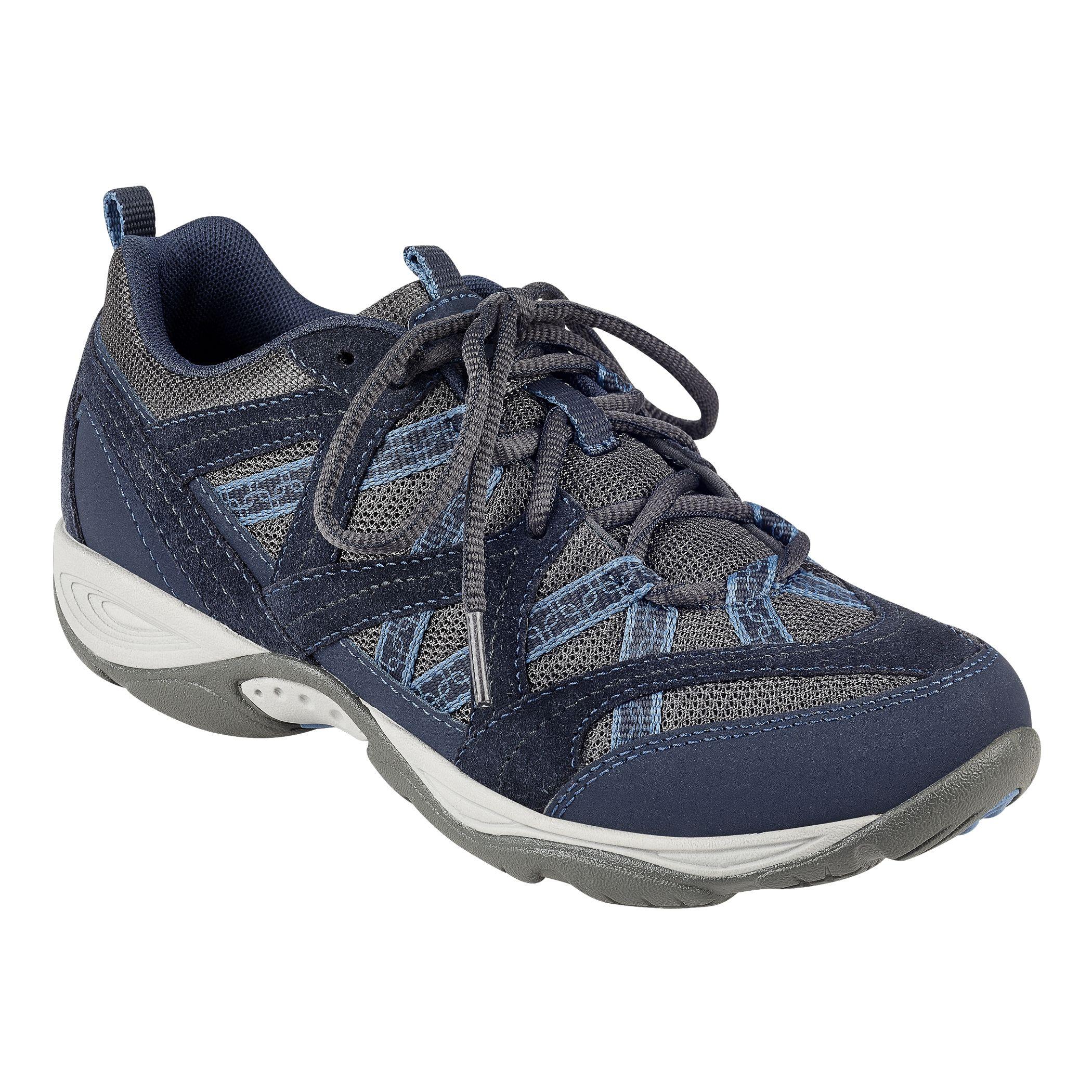 Easy Spirit Leather Exploremap Walking Shoes in Blue - Lyst