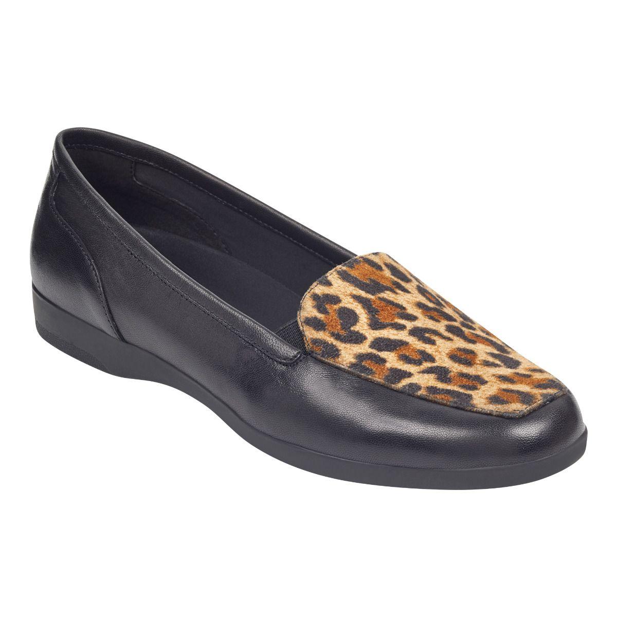 easy spirit leather flats
