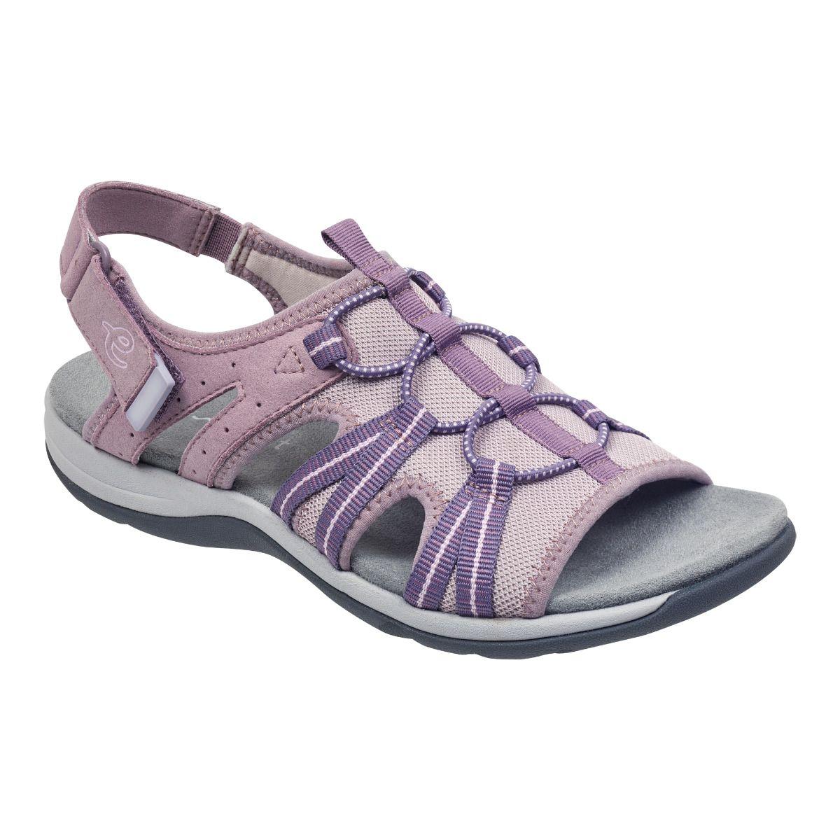 clear purple sandals