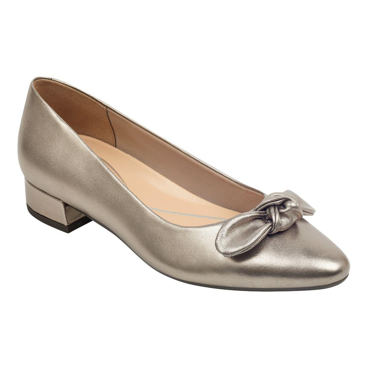 light grey low heel shoes