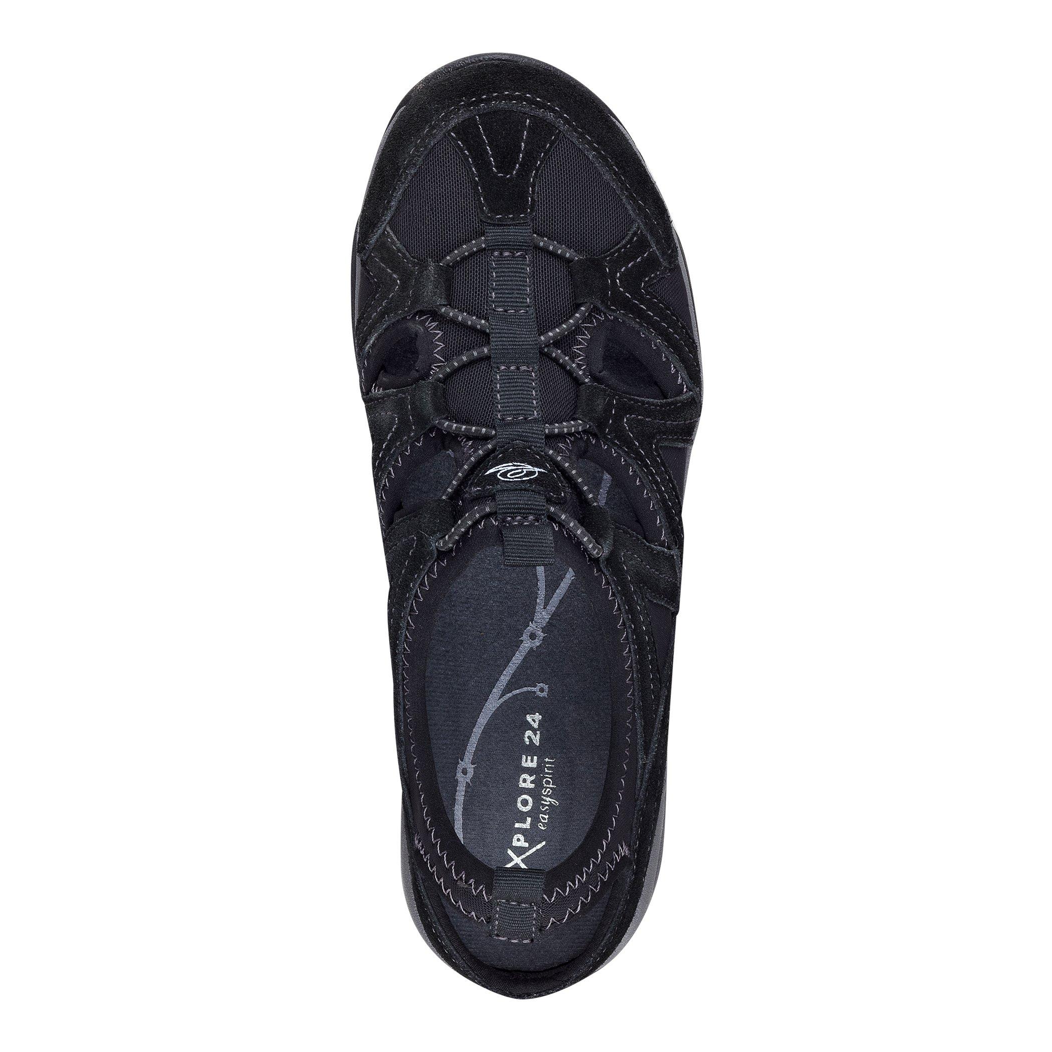 Easy Spirit Suede Earthen Walking Shoes in Black Suede (Black) - Lyst