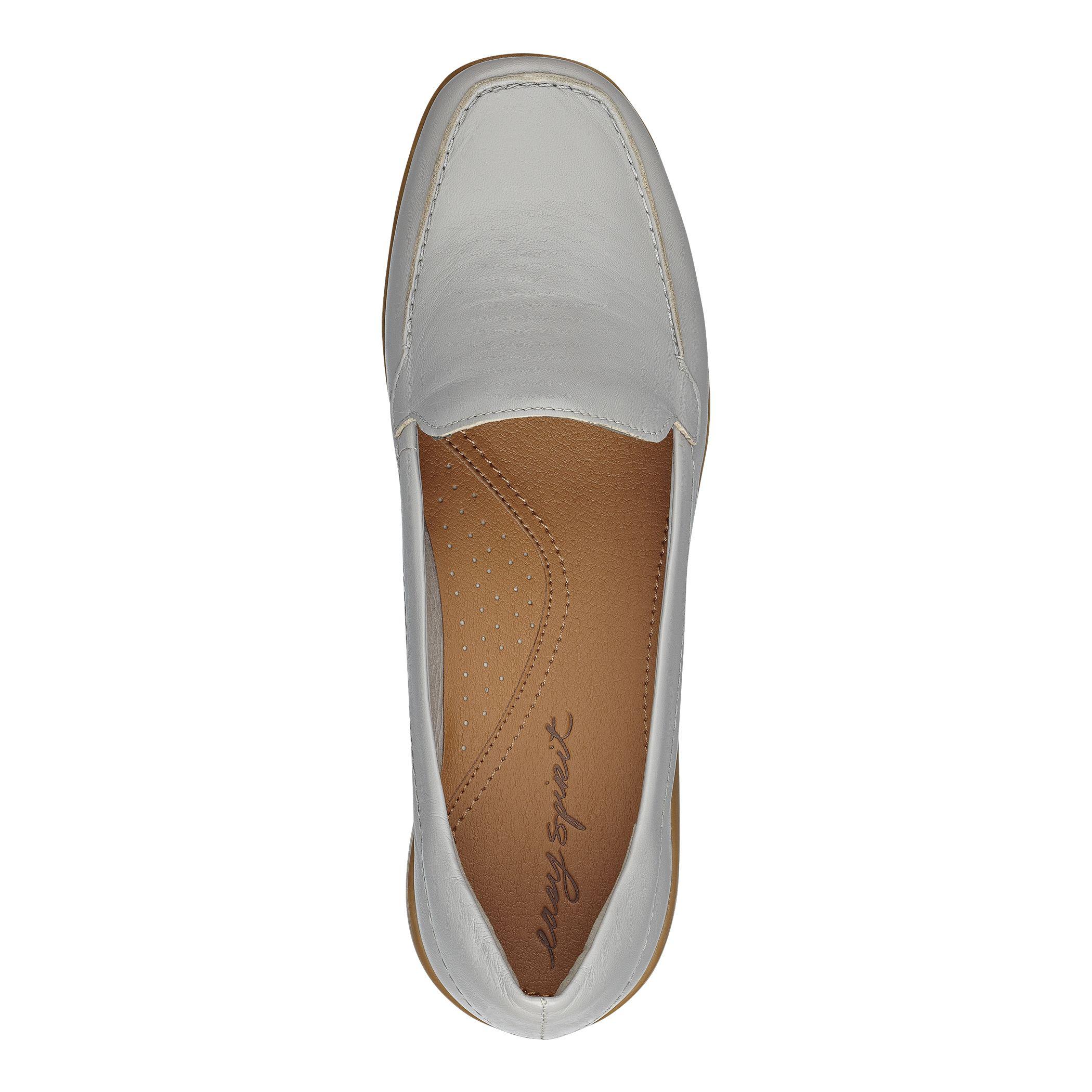 easy spirit abide leather casual flats