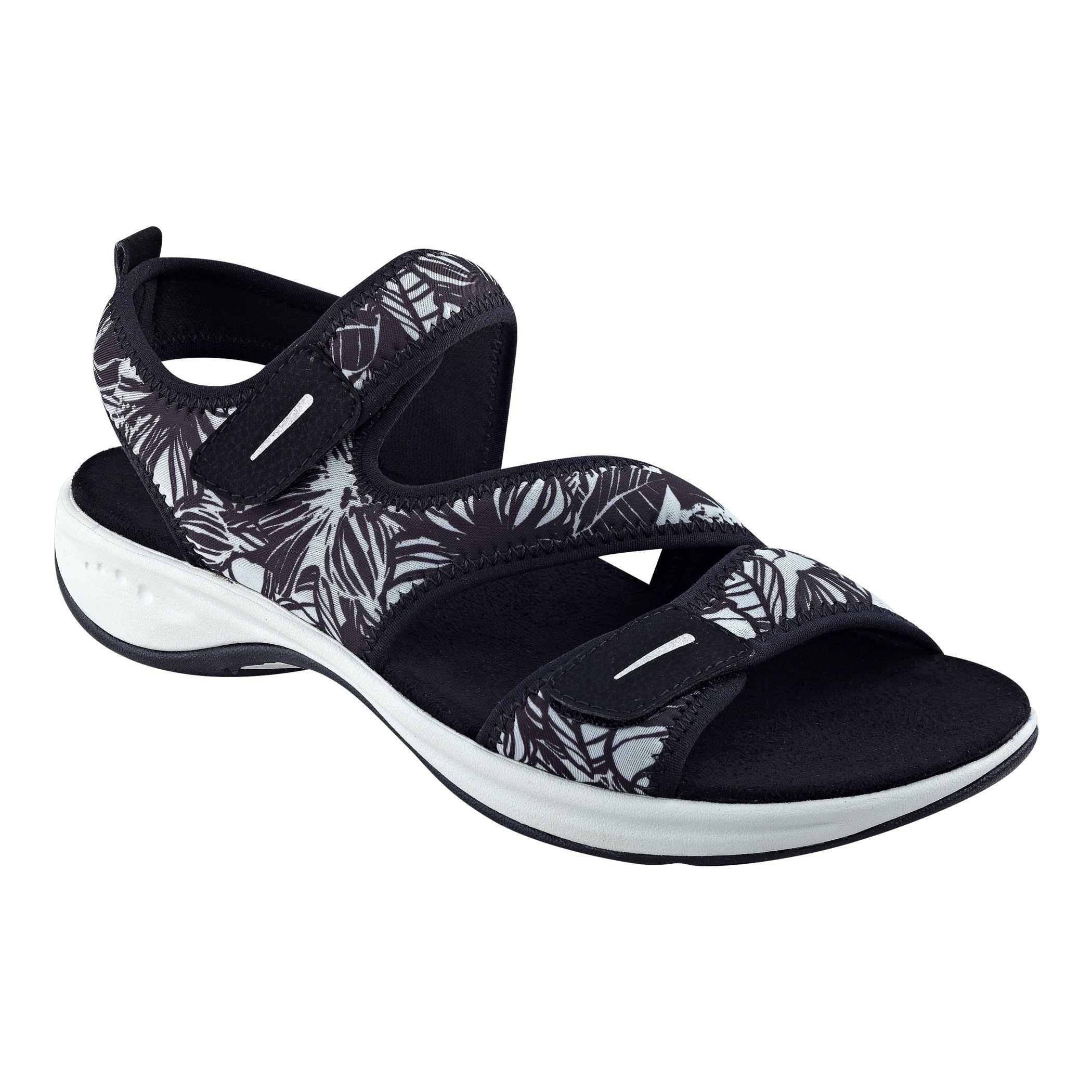 Easy Spirit Synthetic Everso Tropical Flat Sandals in Navy Tropical ...