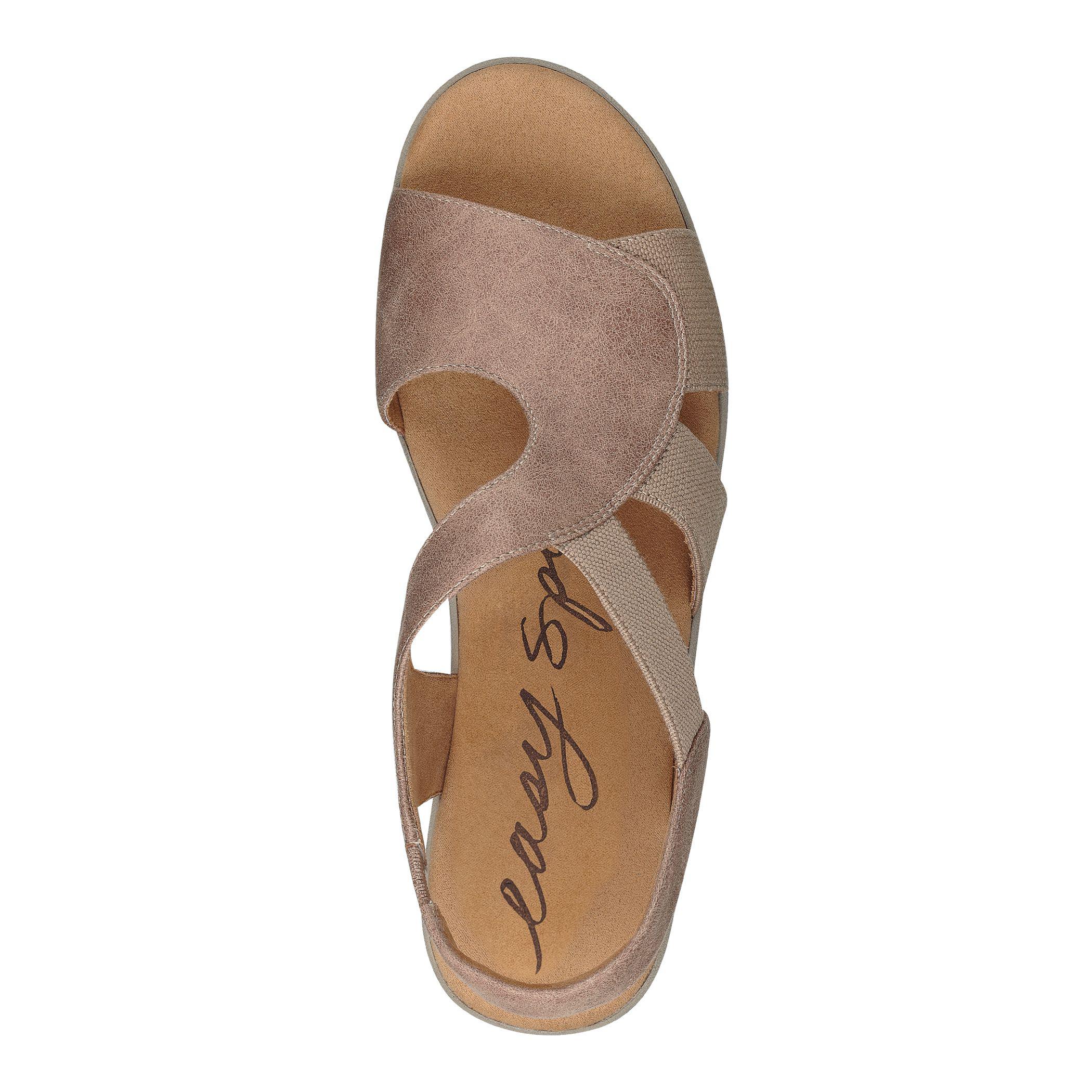 Easy Spirit Kalayla Wedge Sandals in Taupe (Brown) Lyst