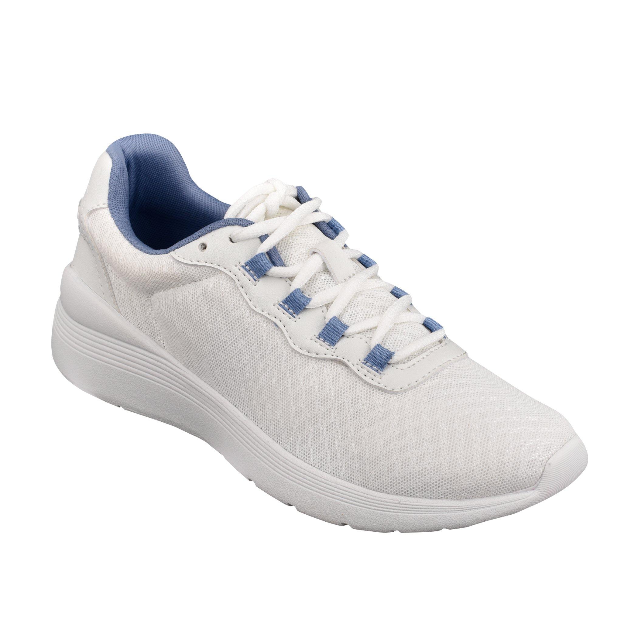 Easy Spirit Zip Walking Shoes in White - Lyst