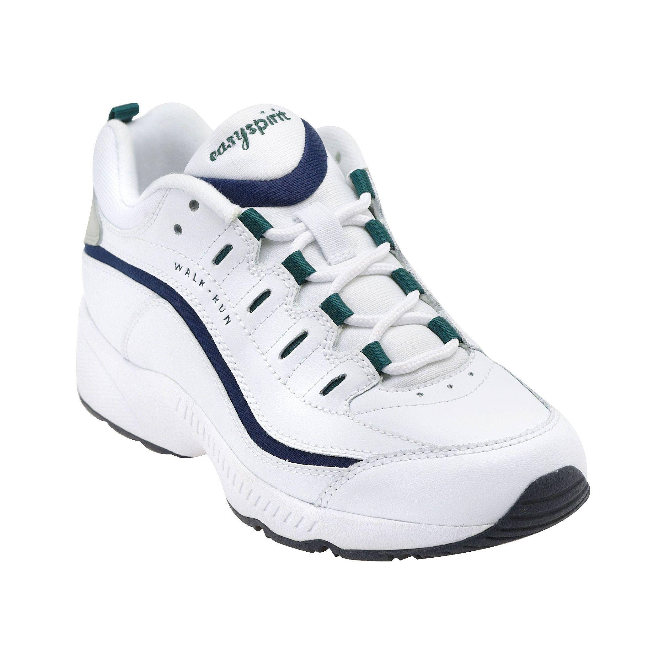 Easy Spirit Romy Leather Walking Shoes in Black White Neon (White) Lyst