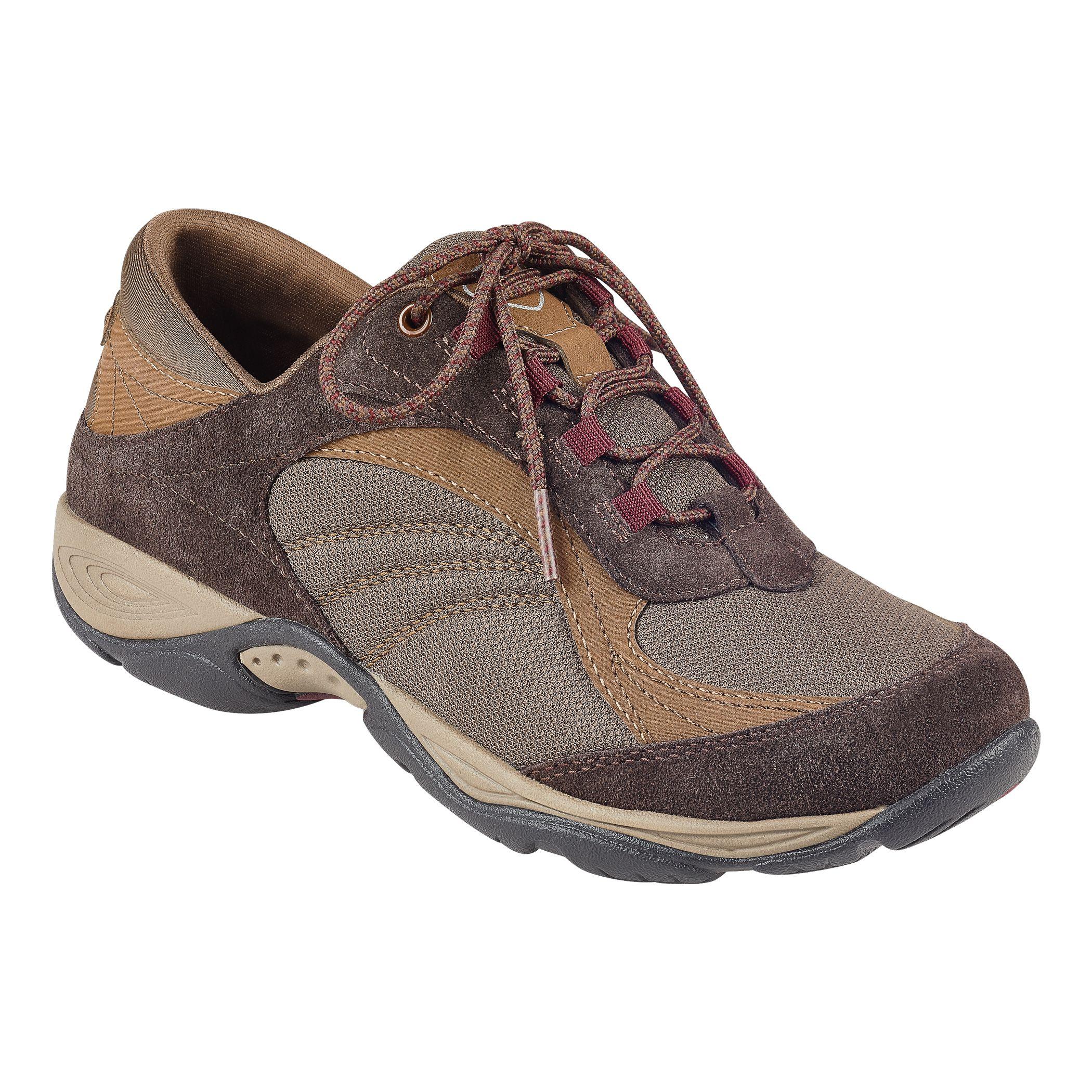 Easy Spirit Leather Eliesse Walking Shoes in Brown - Lyst