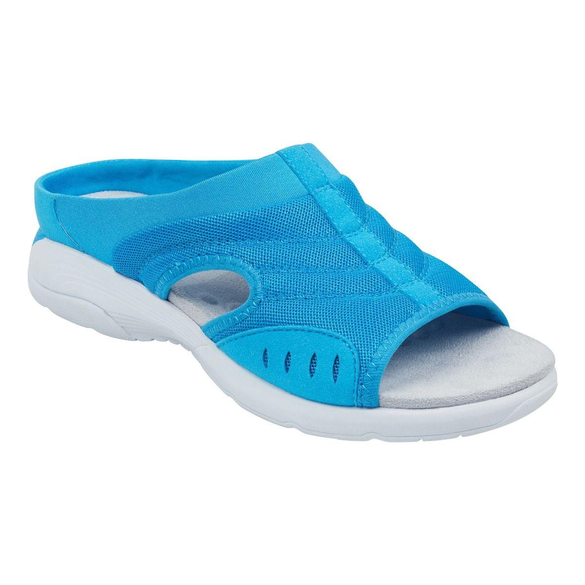 Easy Spirit Traciee Slip On Sandals in Blue - Lyst