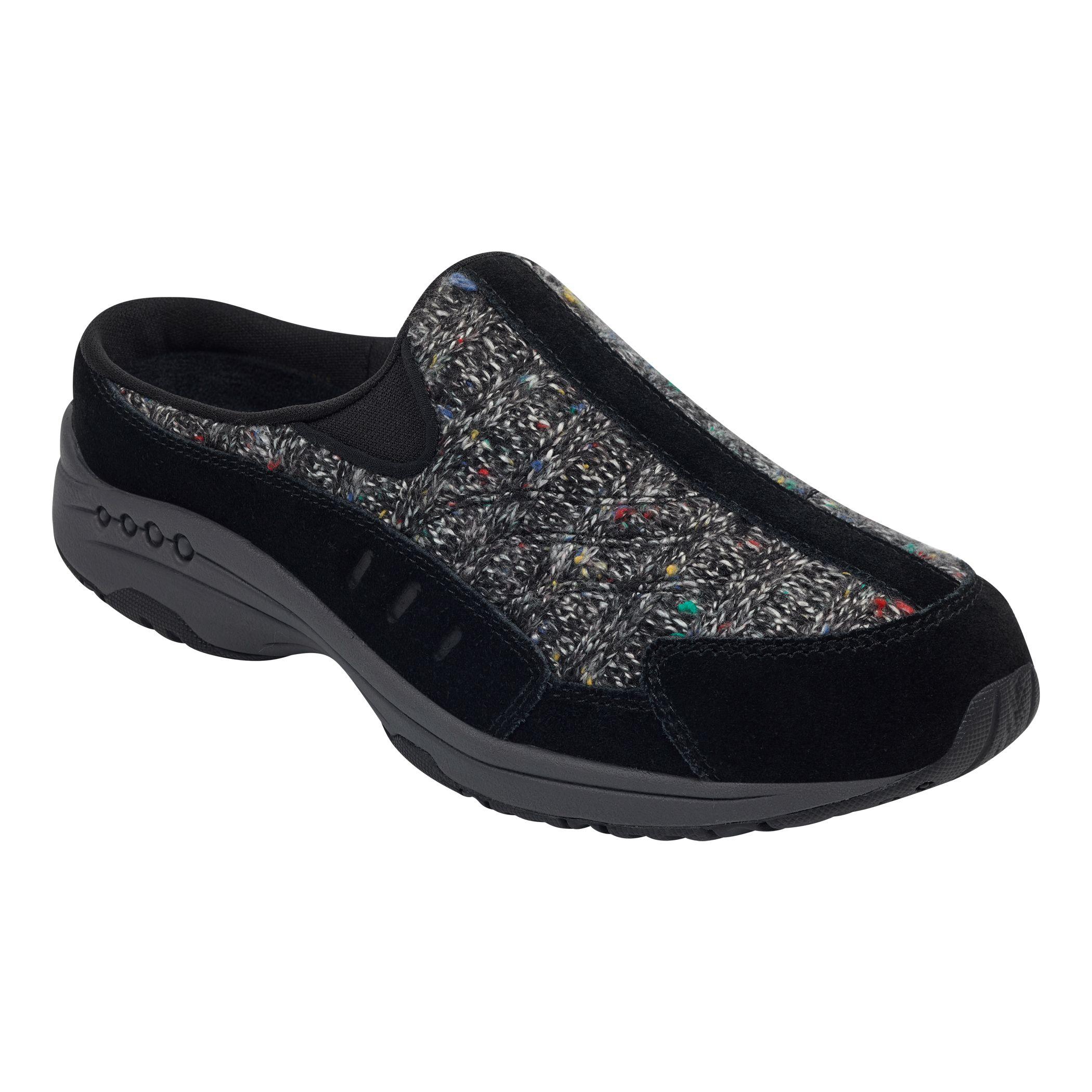 easy spirit traveltime black suede
