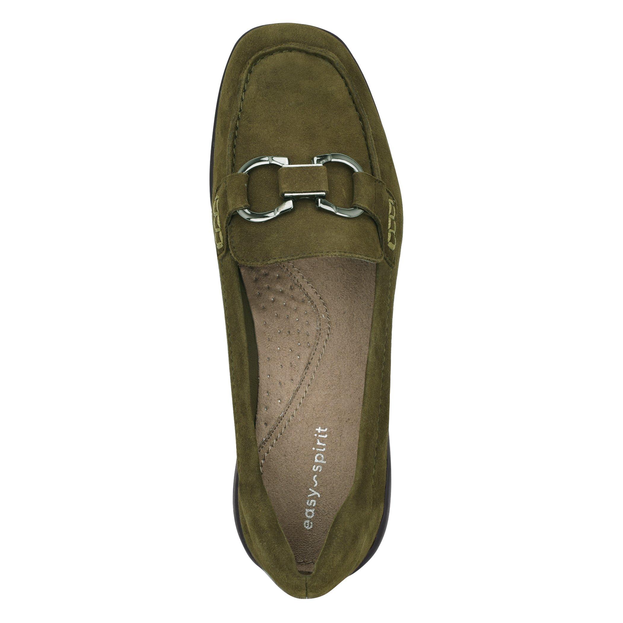 Easy Spirit Avienta Casual Loafers in Olive Suede (Green) - Lyst