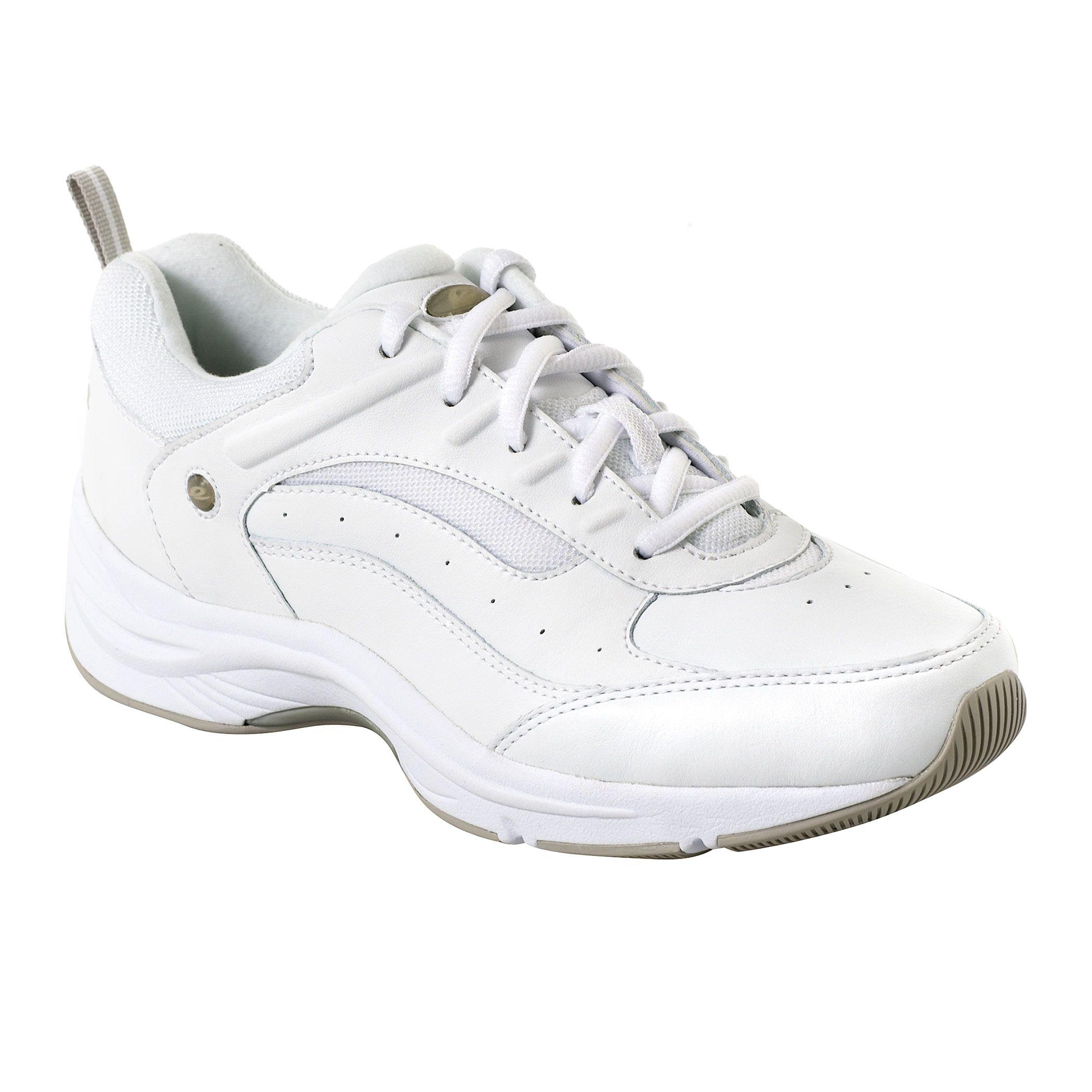 Easy Spirit Leather Grasp Walking Shoes in White Leather (White) - Lyst