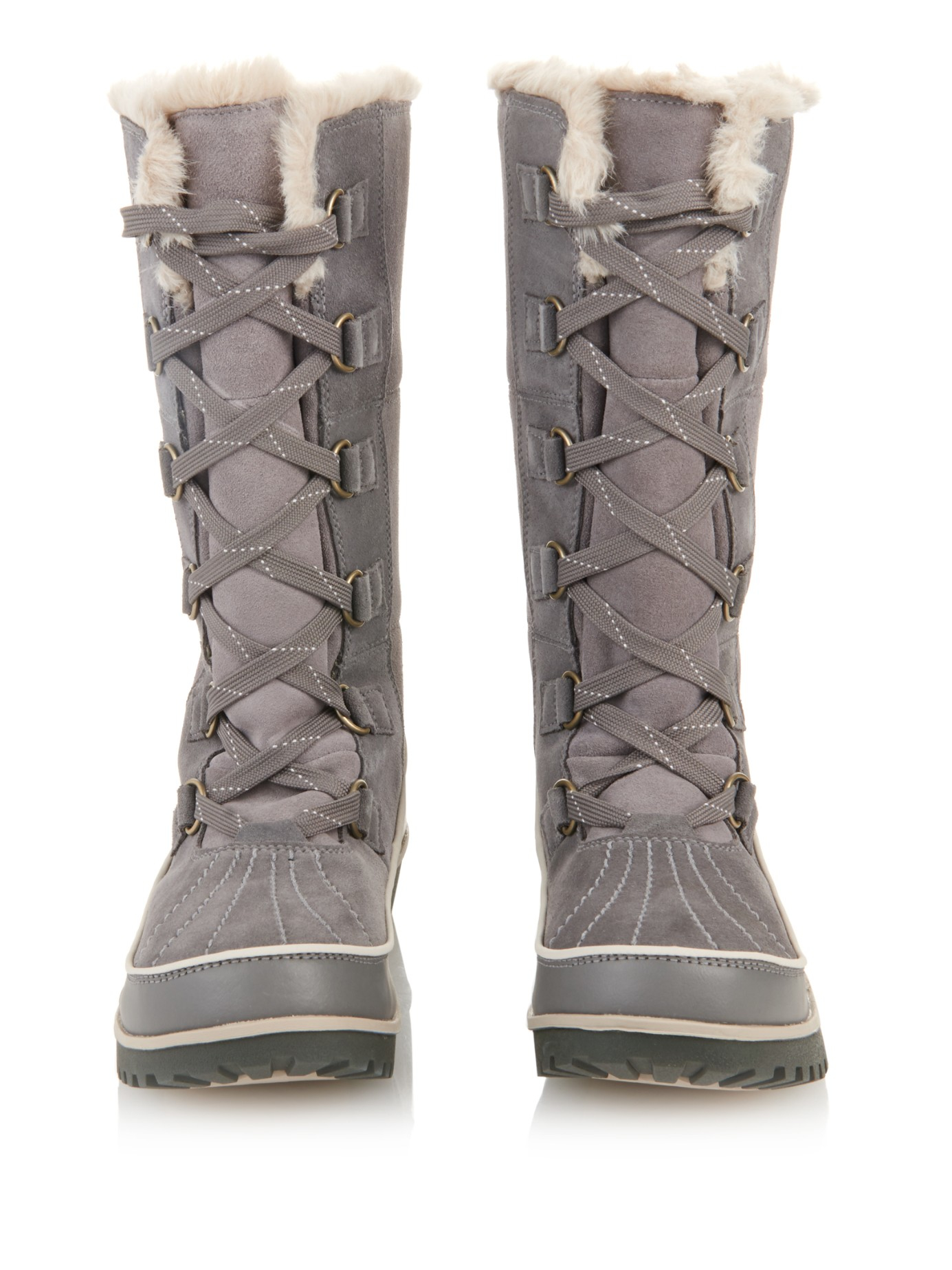 sorel womens boots grey