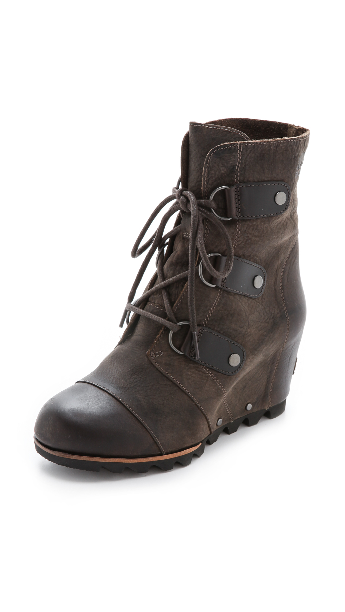 sorel joan of arctic wedge gray