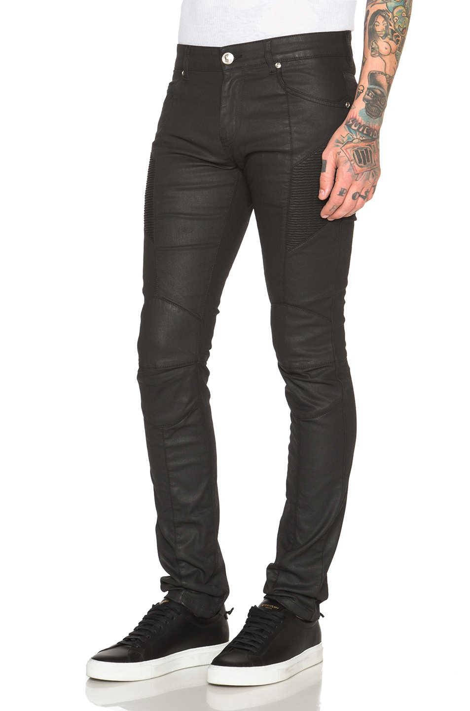 Lyst - Balmain Jeans in Black