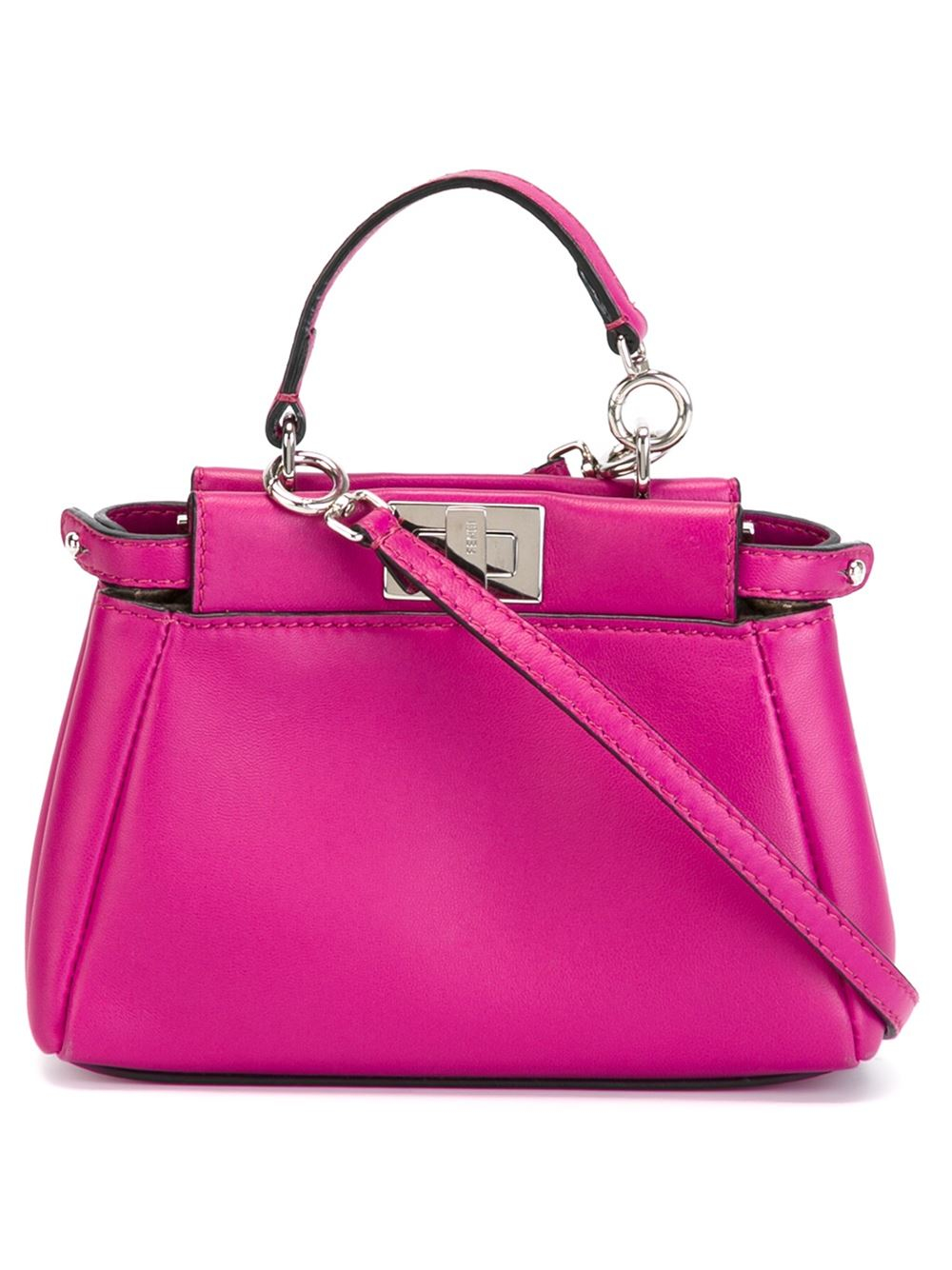 fendi micro peekaboo pink