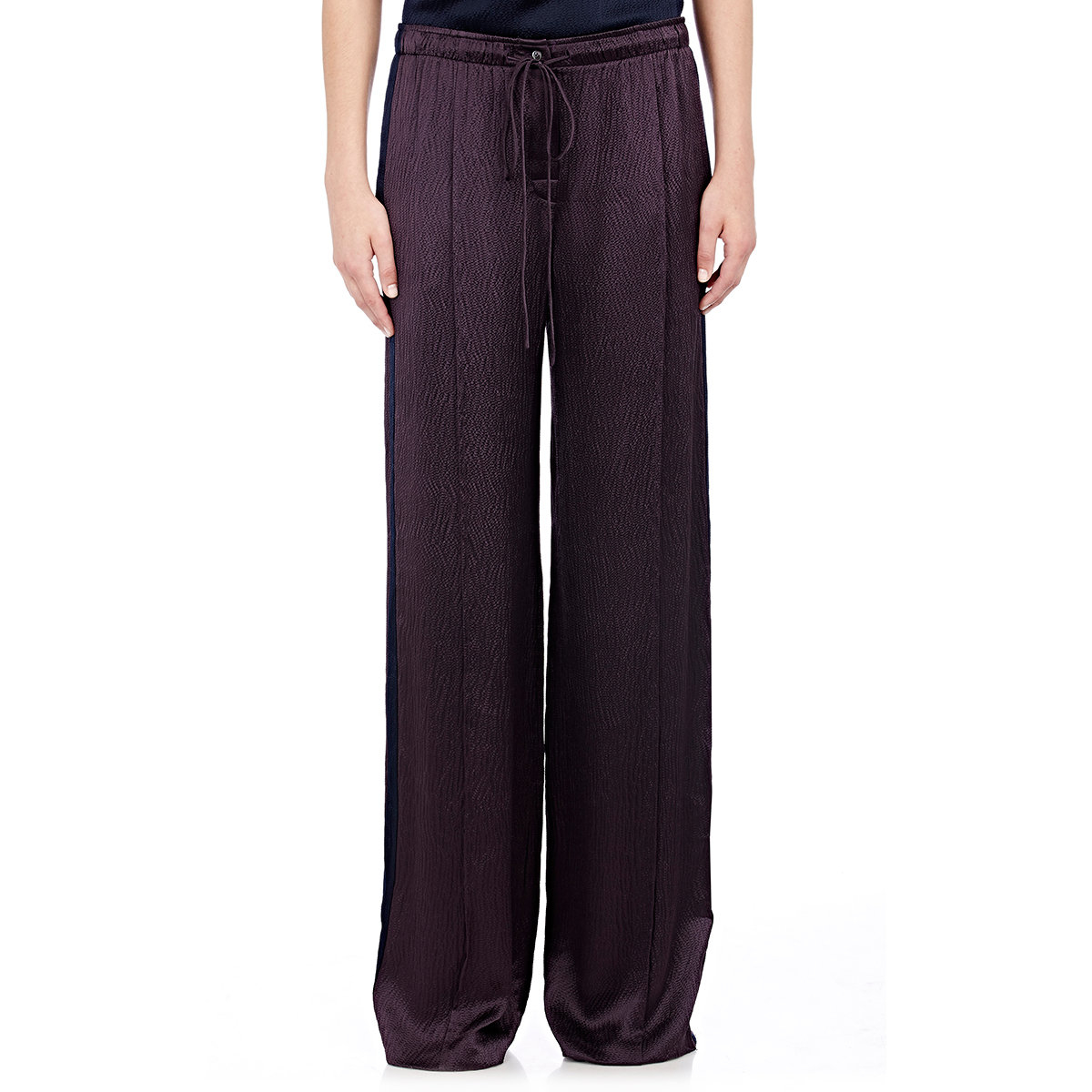 Lyst - Maiyet Women's Silk Plisse Drawstring Pants in Red