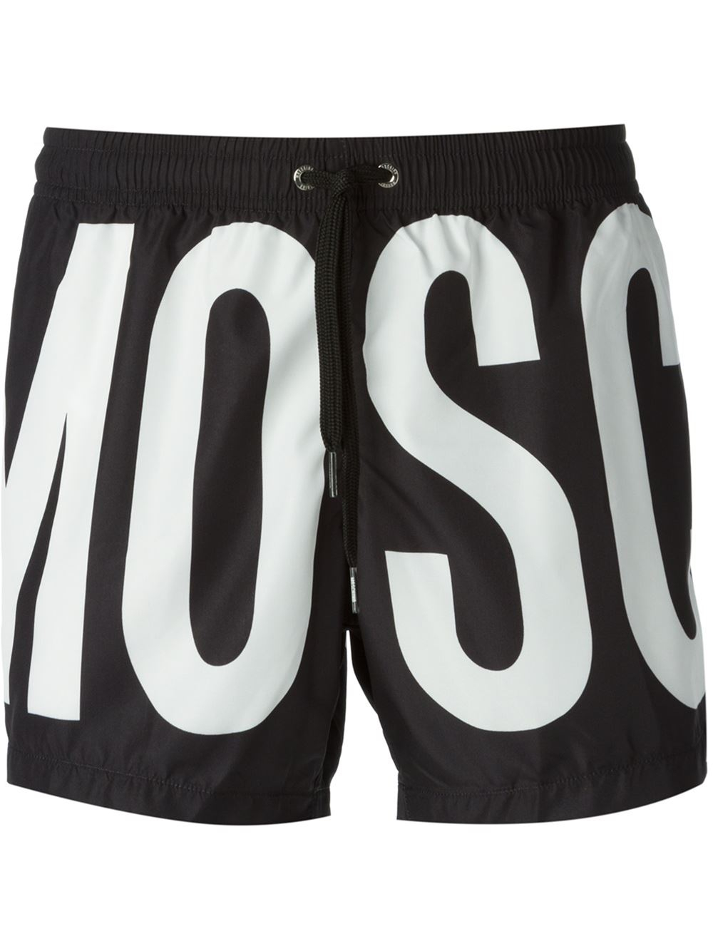 moschino black swim shorts