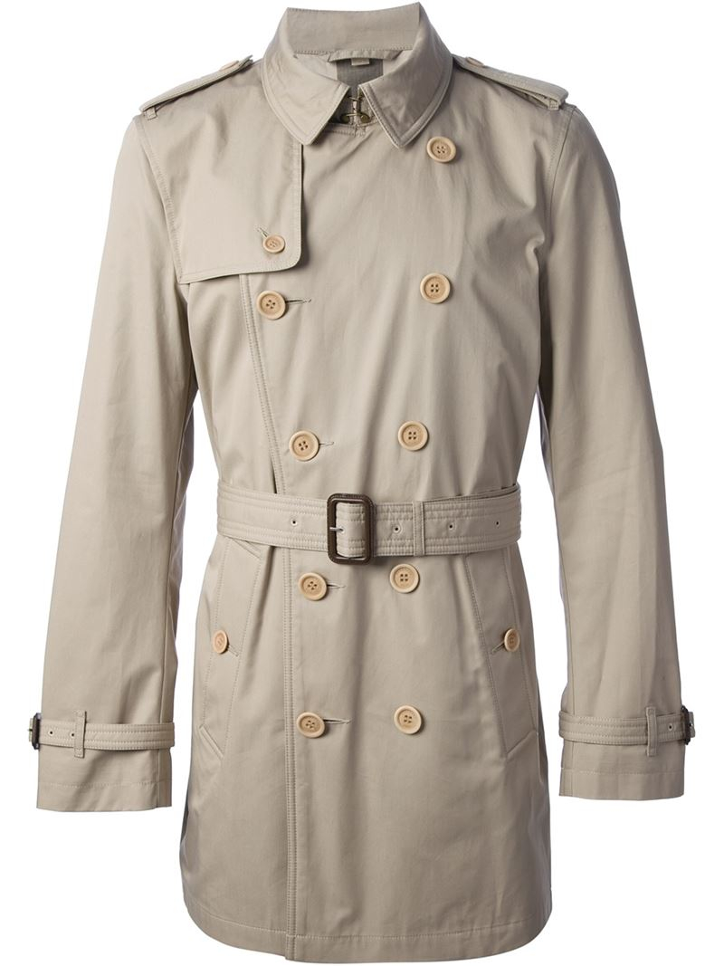 Burberry Brit 'Britton' Trench Coat in Natural for Men | Lyst