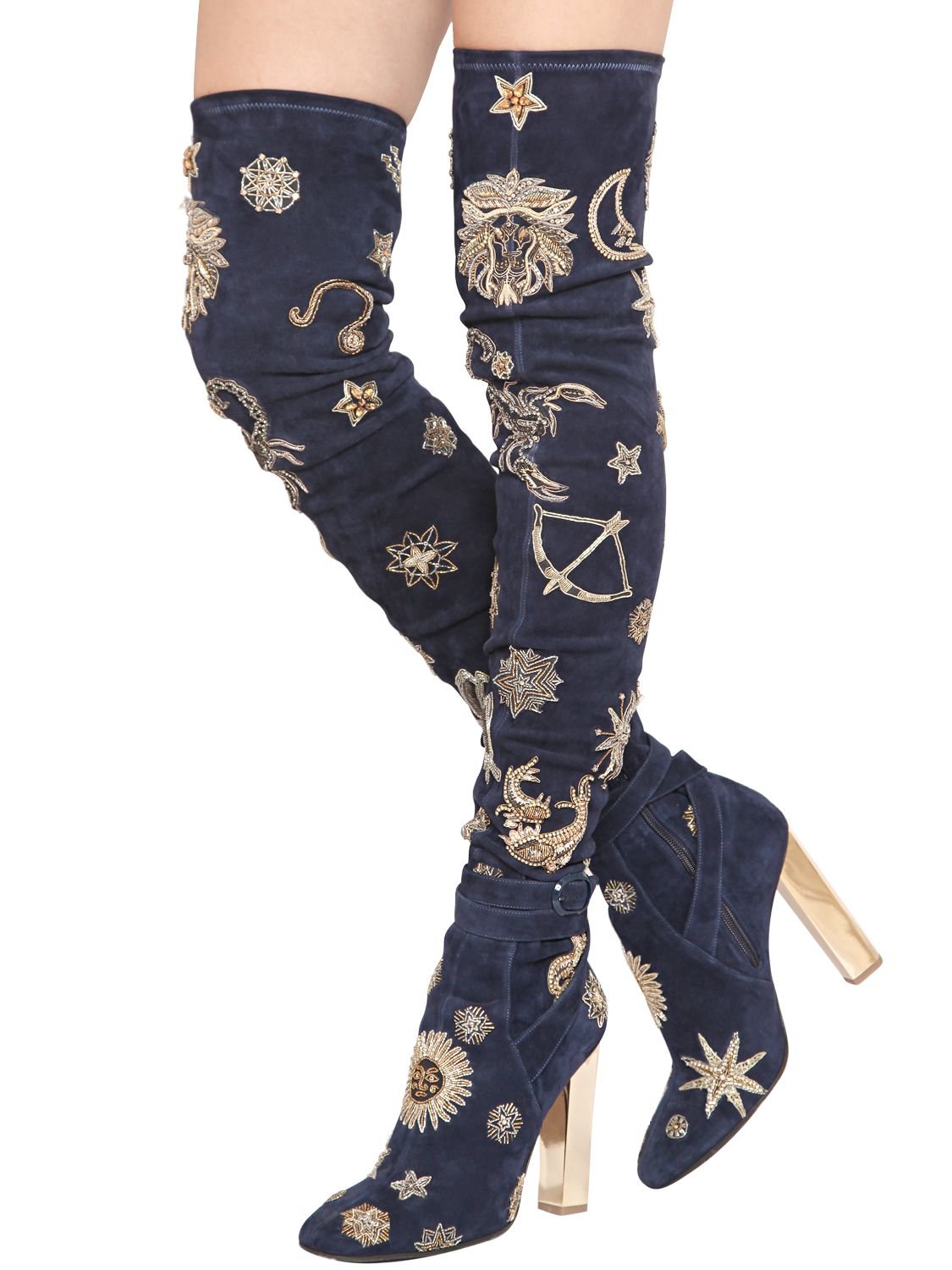 zodiac thigh high boots