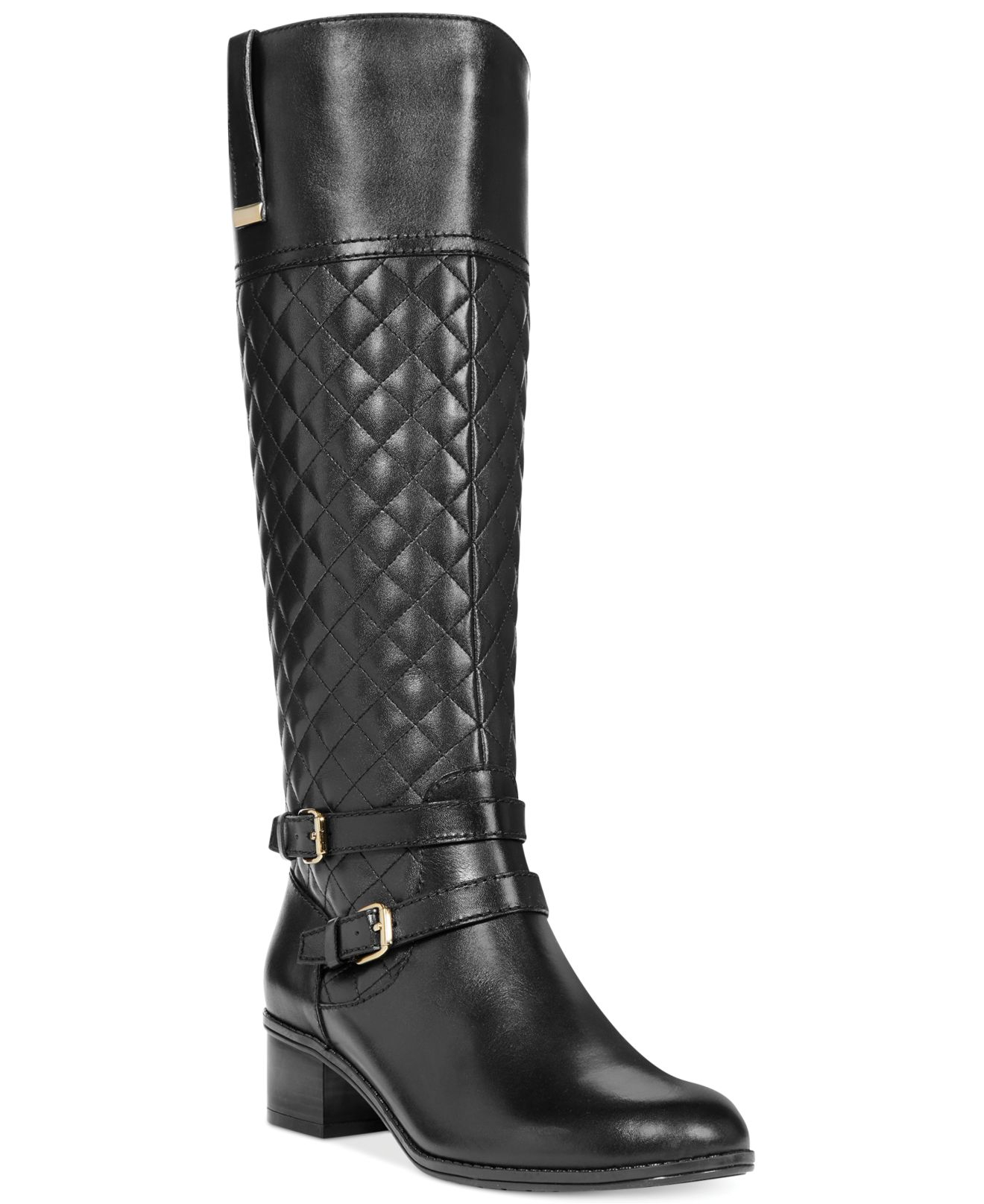 Bandolino Claraa Tall Riding Boots - A Macy'S Exclusive in Black - Lyst