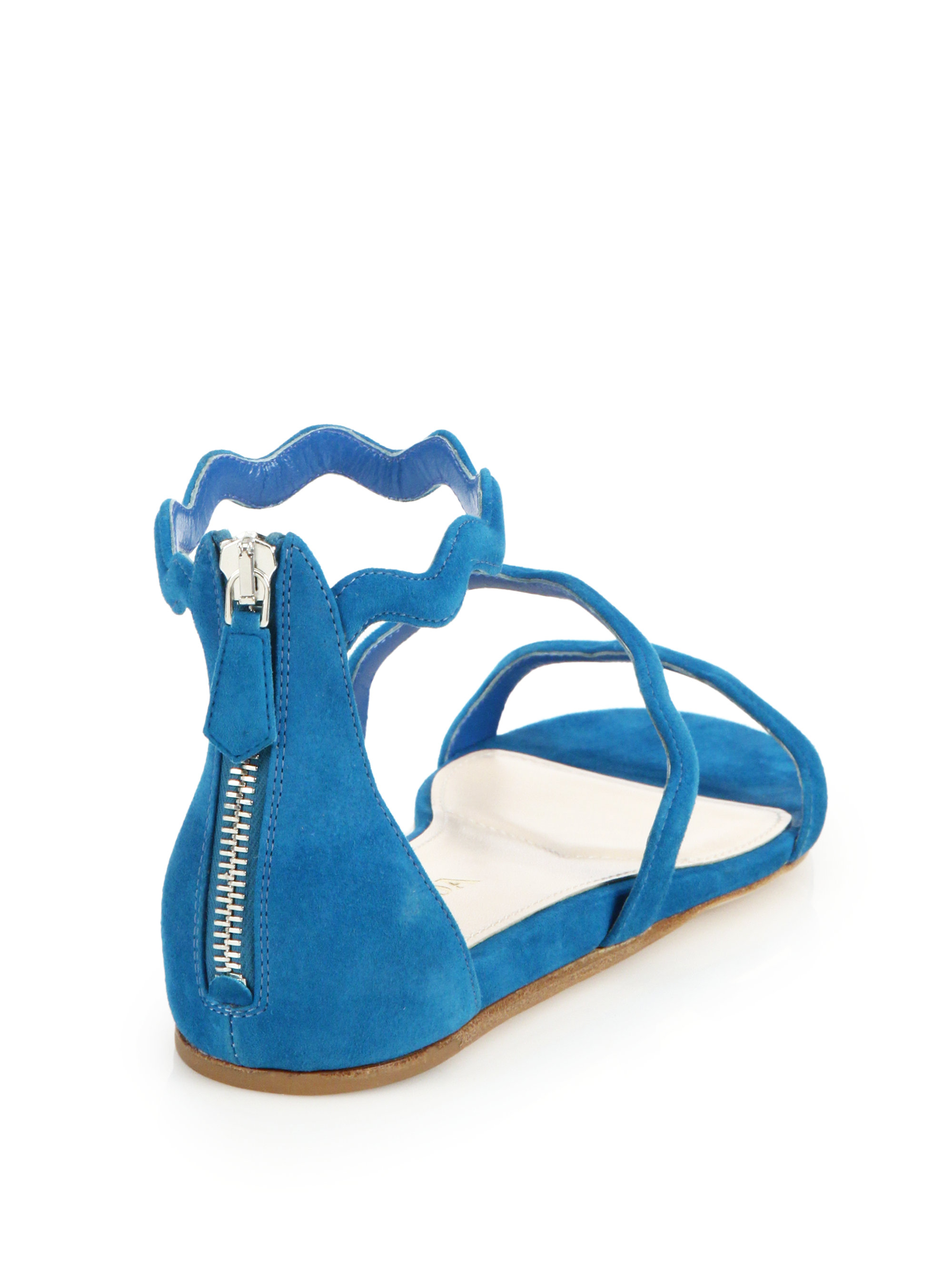 prada suede flats