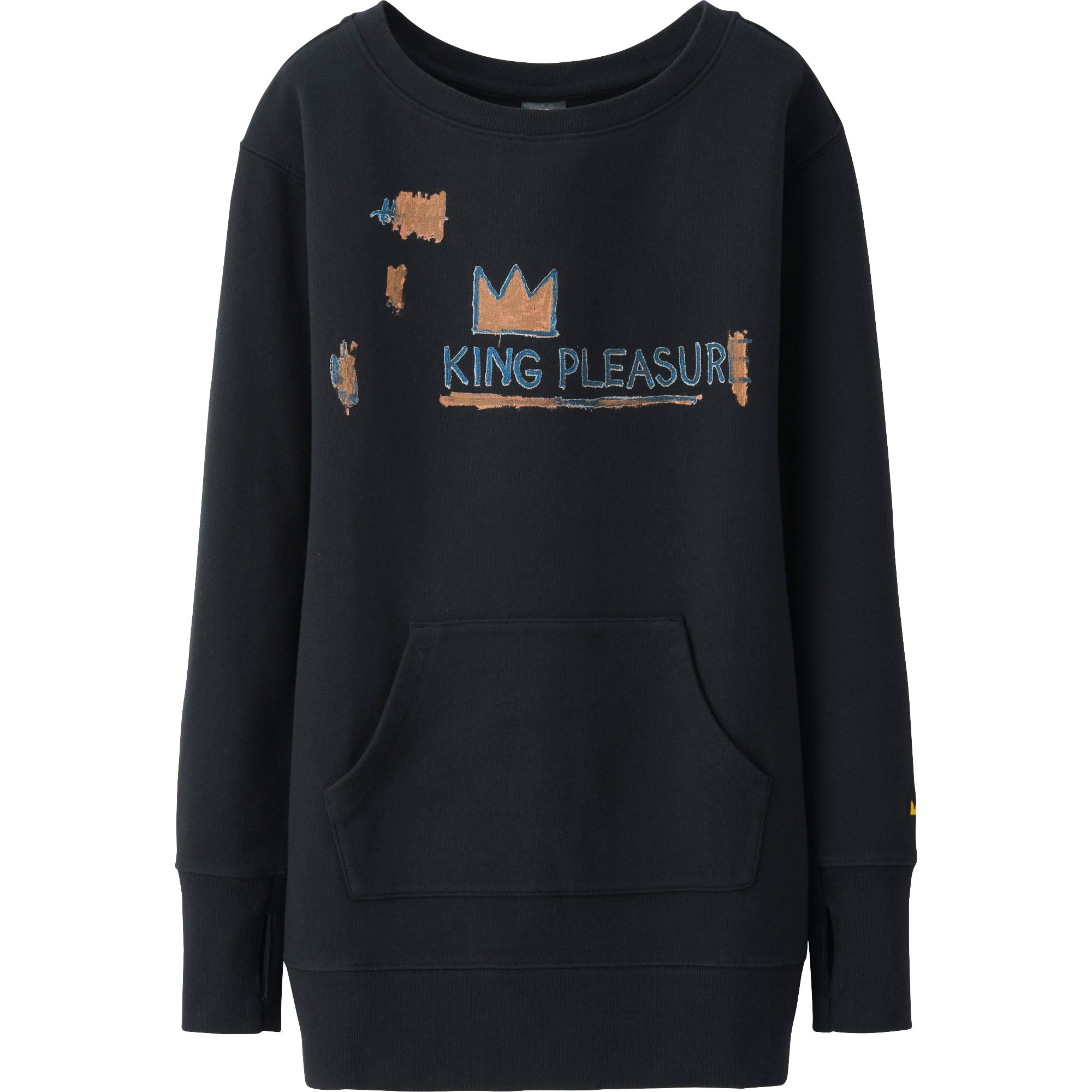 Uniqlo Sprz Ny Sweat Tunic (Jean Michel Basquiat) in Black