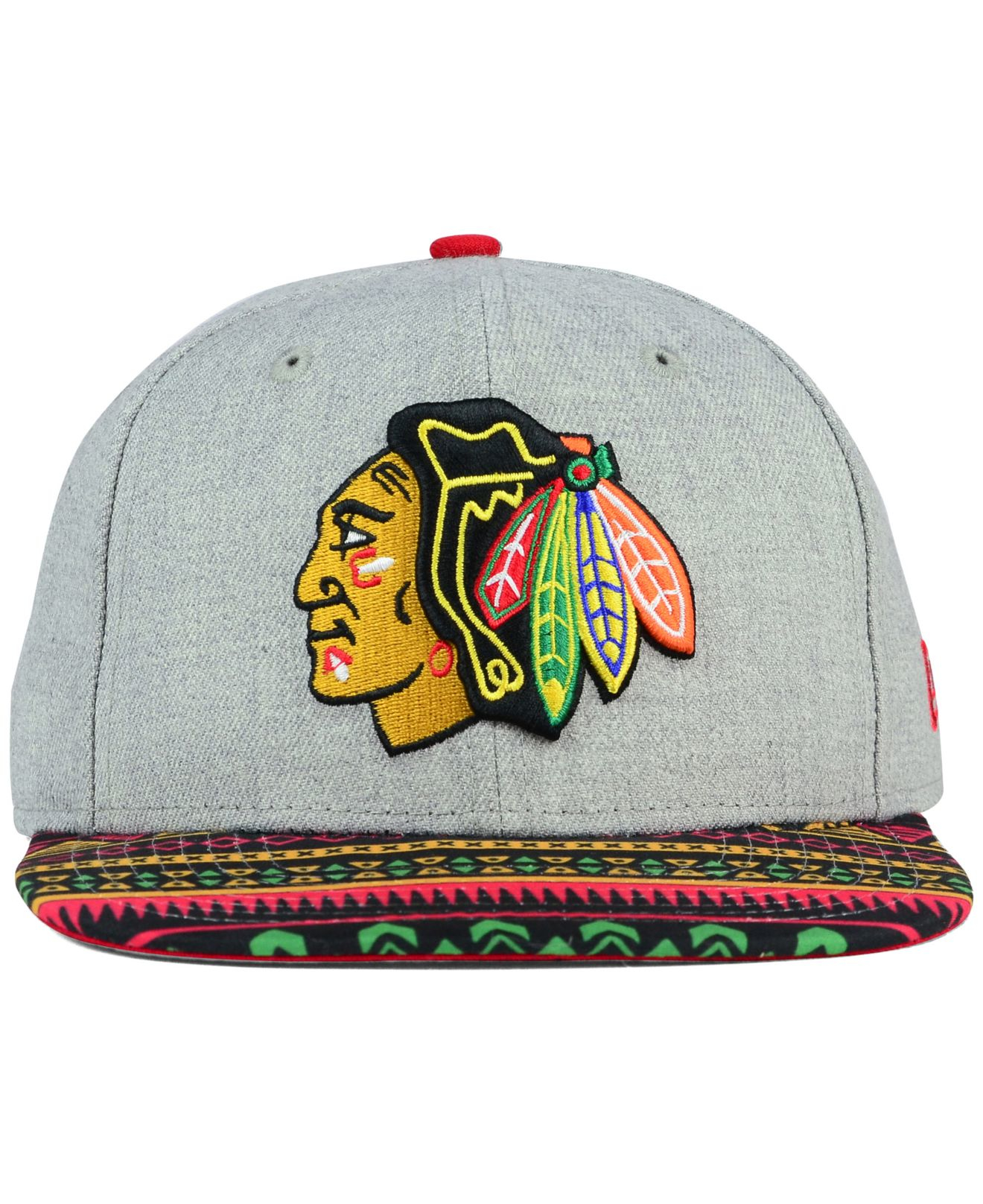 47 Brand Crosstown Chicago Blackhawks Logo Patch Hitch Snapback Cordur – Hat  Club